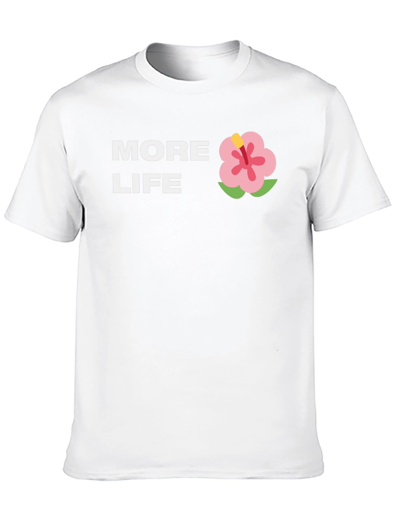 Black More Life Graphic Tee - Casual Black T-Shirt view 10