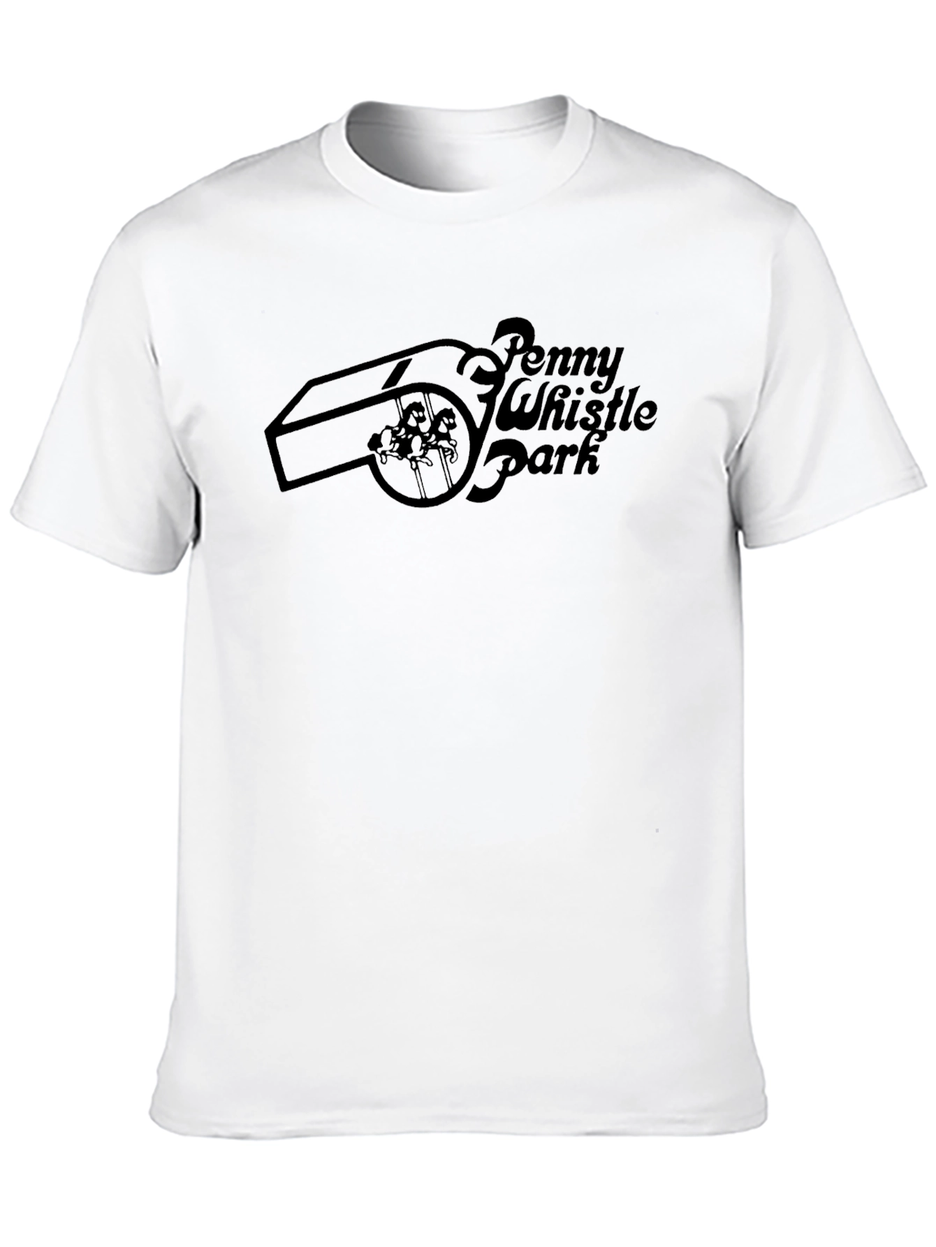 Black Penny Whistle Park T-Shirt - Classic Design view 10