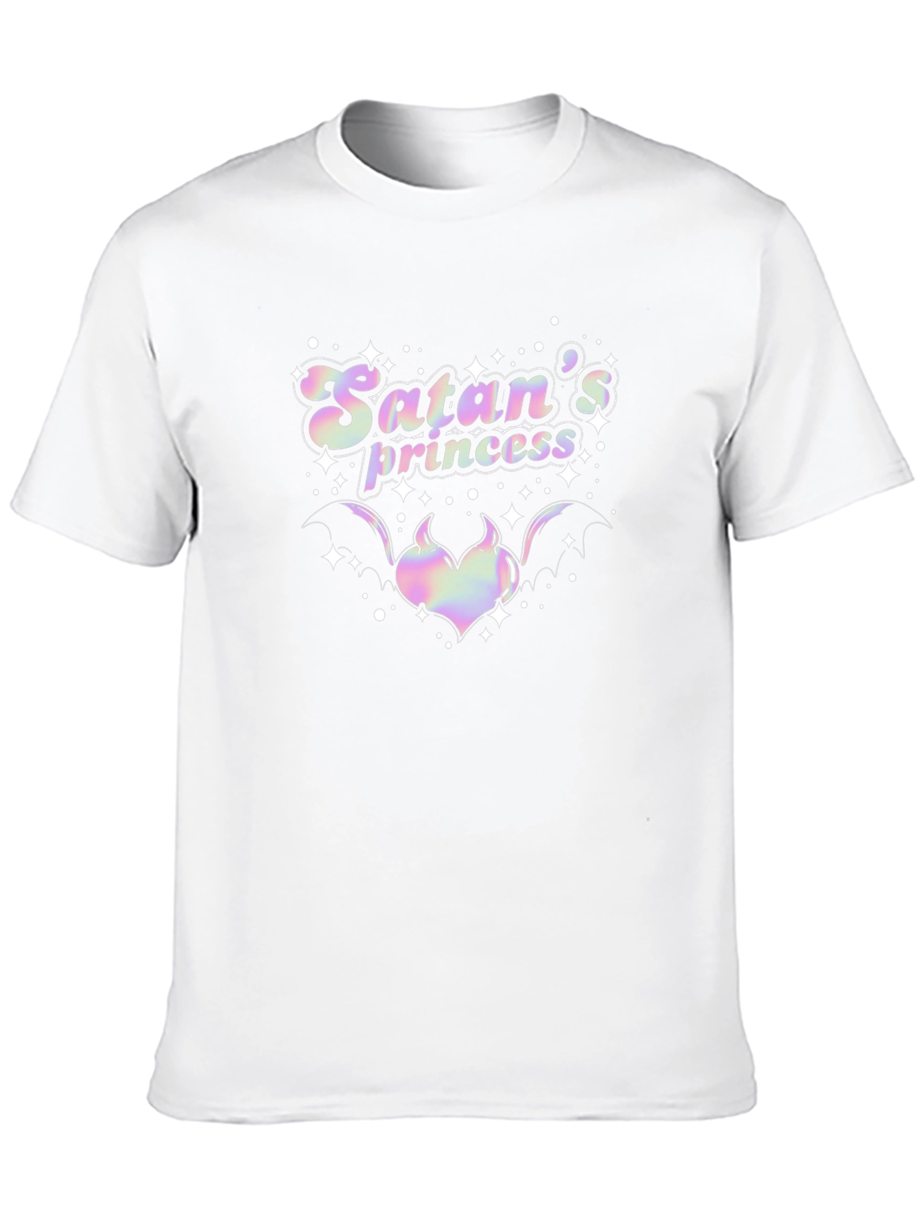 Black Satan's Princess Graphic T-Shirt - Unisex view 10
