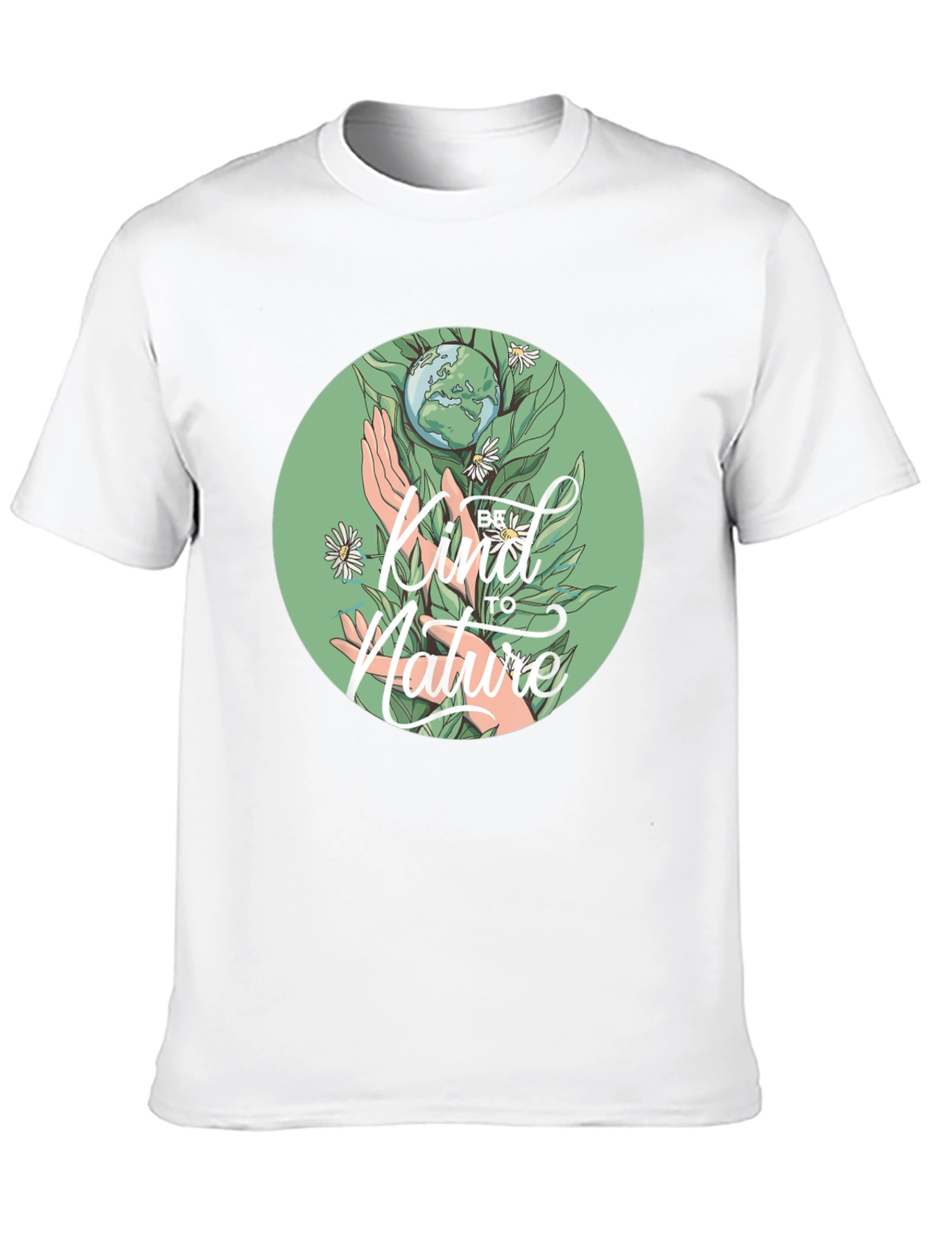 Black Kind To Nature Graphic Tee - Eco-Friendly Design view 10