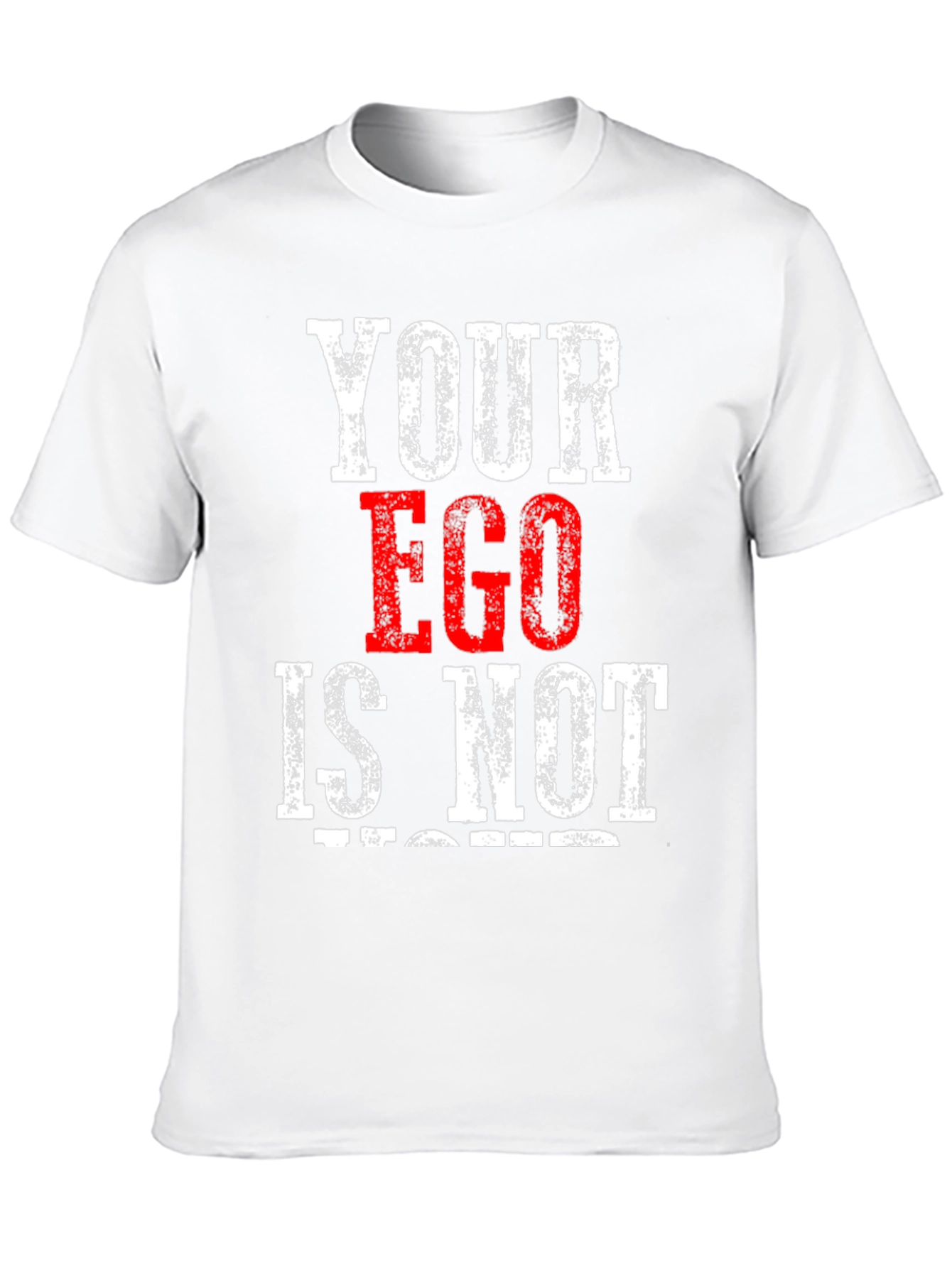 Black Your Ego Is Not Negotiable Graphic Tee view 10