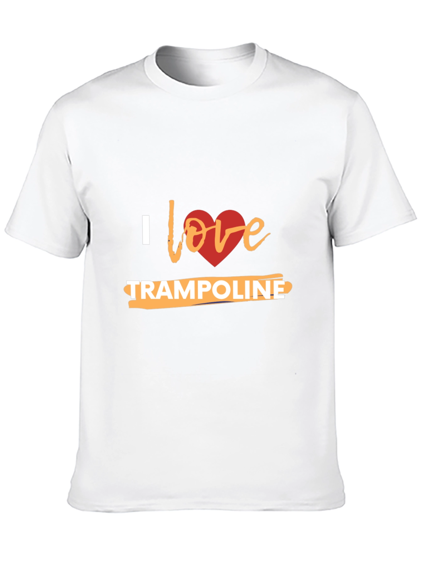 Black I Love Trampoline Graphic T-Shirt view 10