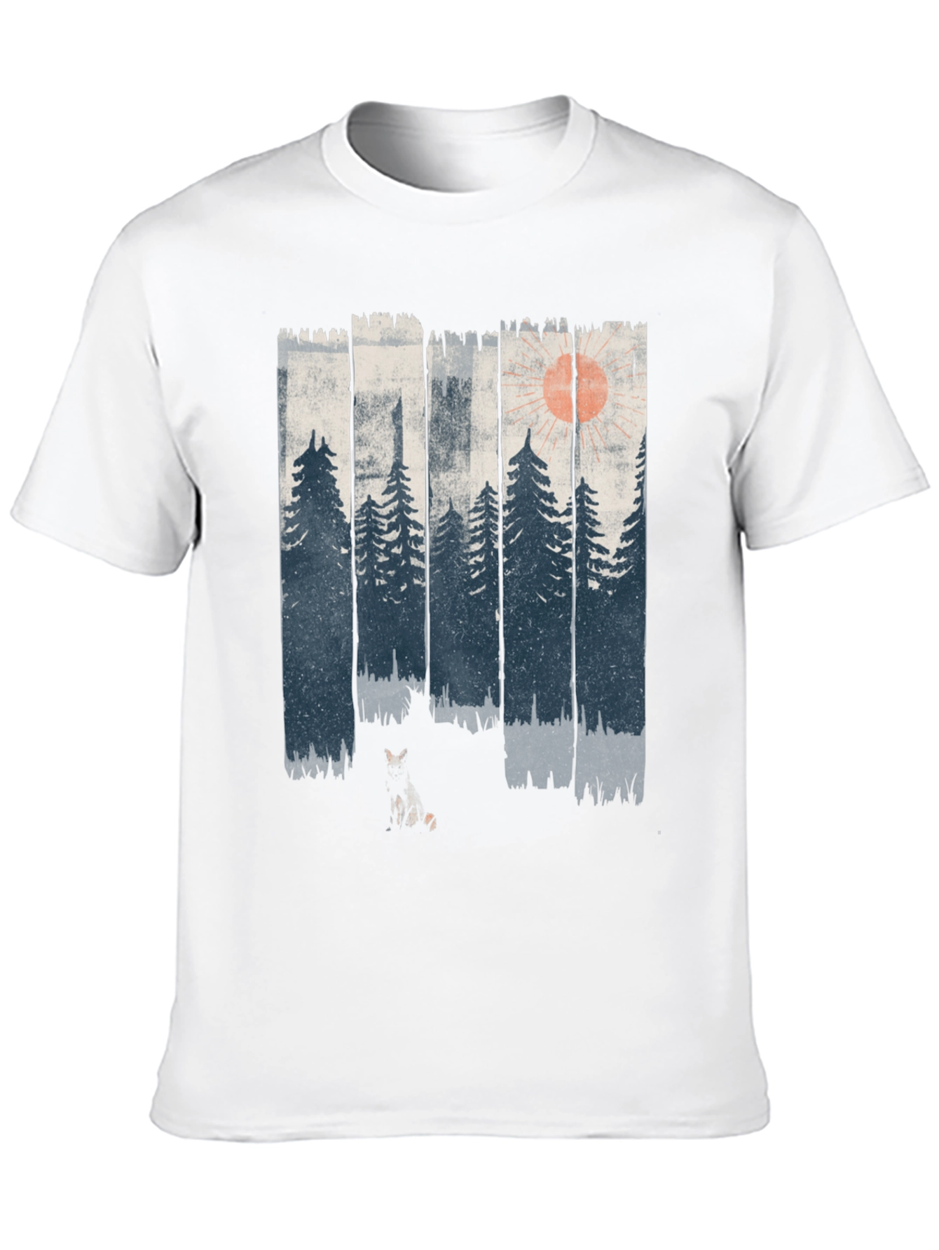 Black Forest Scene T-Shirt - Nature Lover's Tee view 10