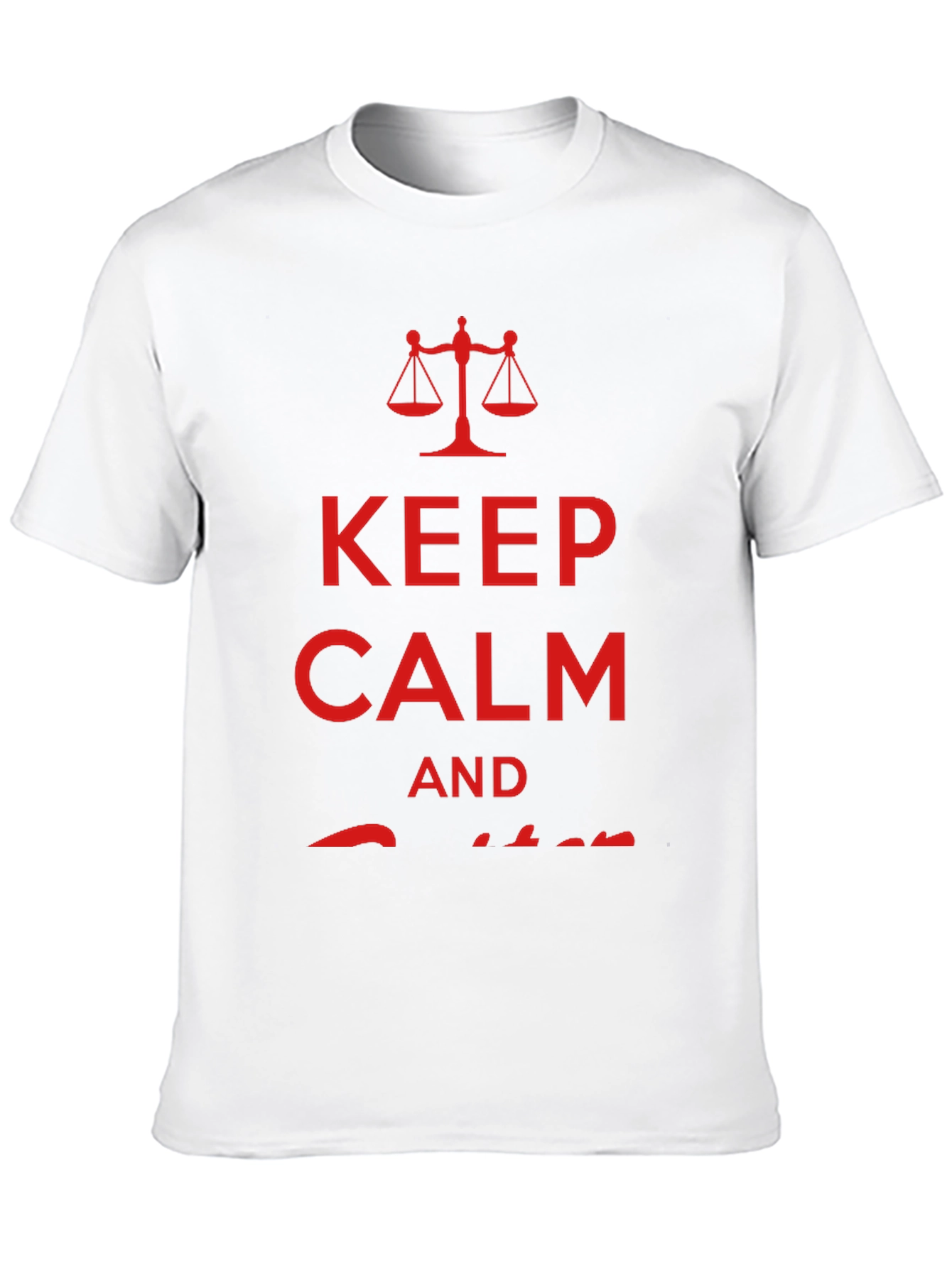 Keep Calm and Lawyer Up Black T-Shirt - 10