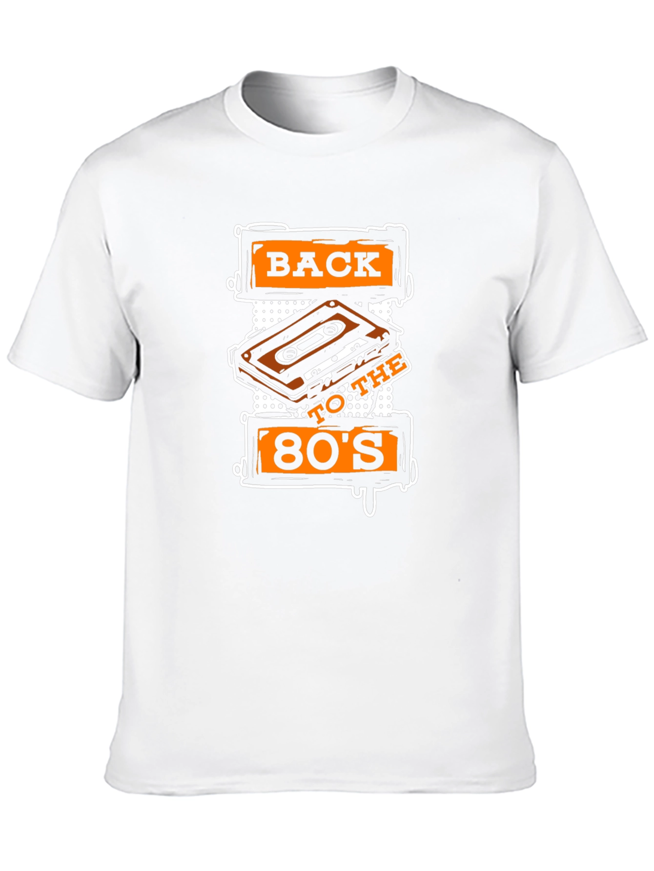Black Back to the 80s Cassette Tape Graphic T-Shirt view 10