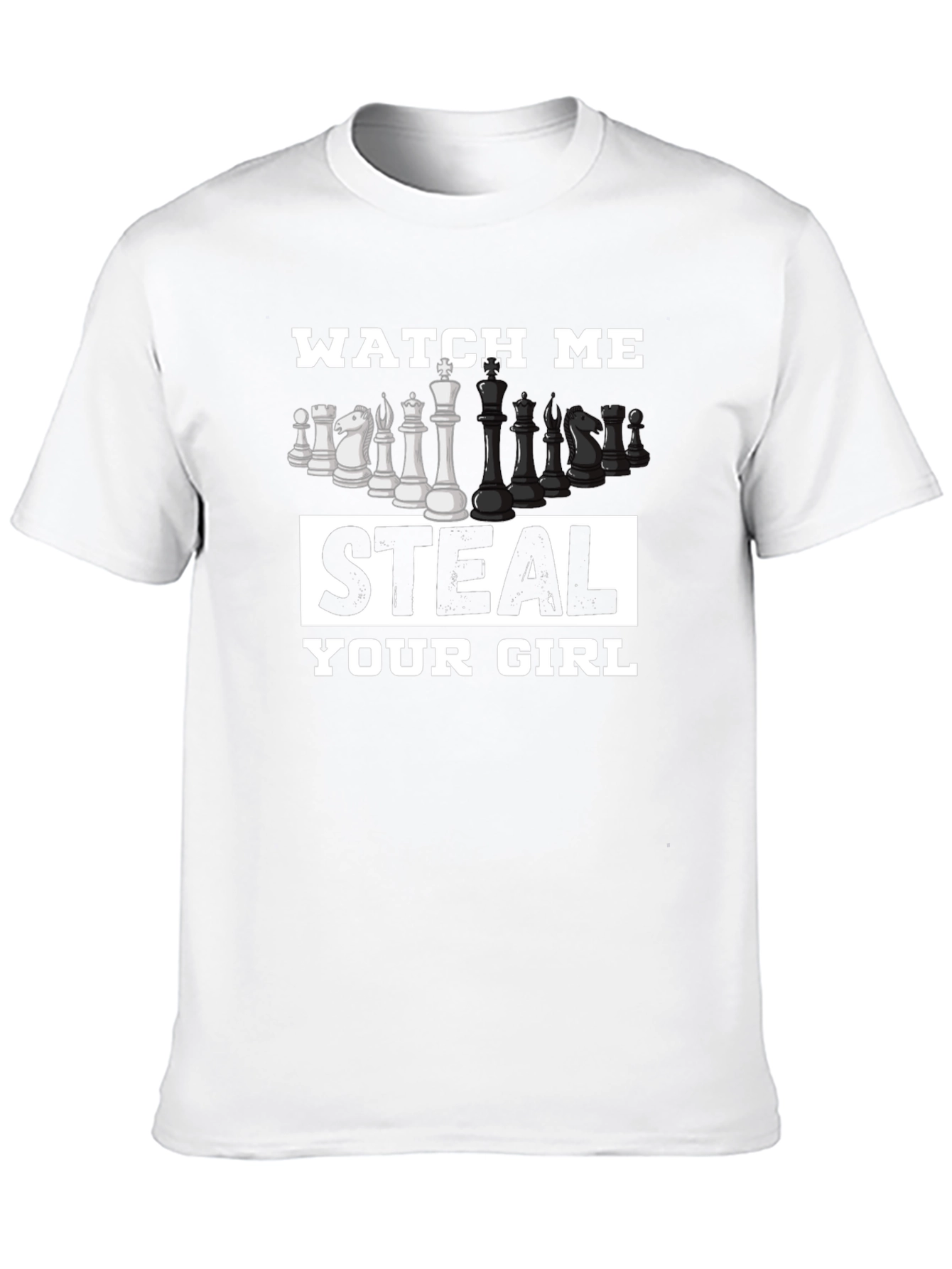 Black Chess Steal Your Girl Black T-Shirt view 10