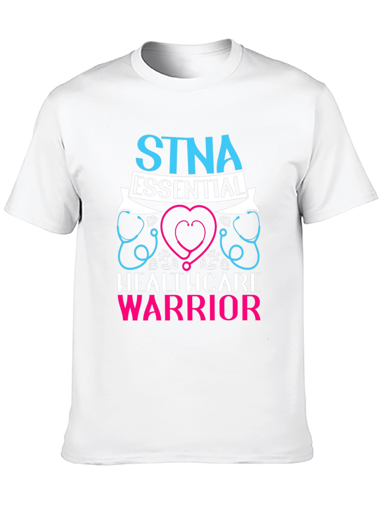 Black STNA Essential Healthcare Warrior Graphic Tee view 10