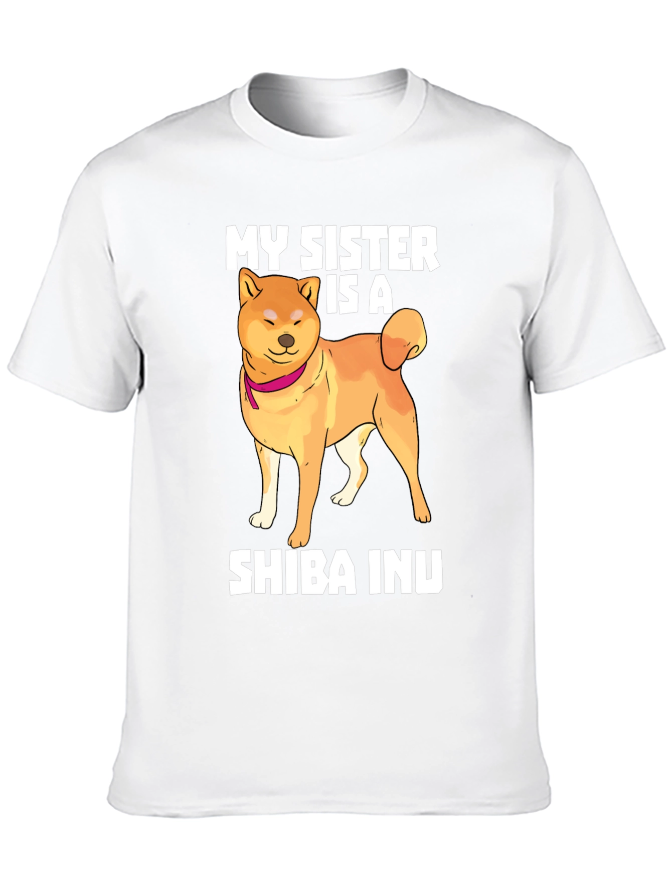 Black My Sister is a Shiba Inu T-Shirt view 10