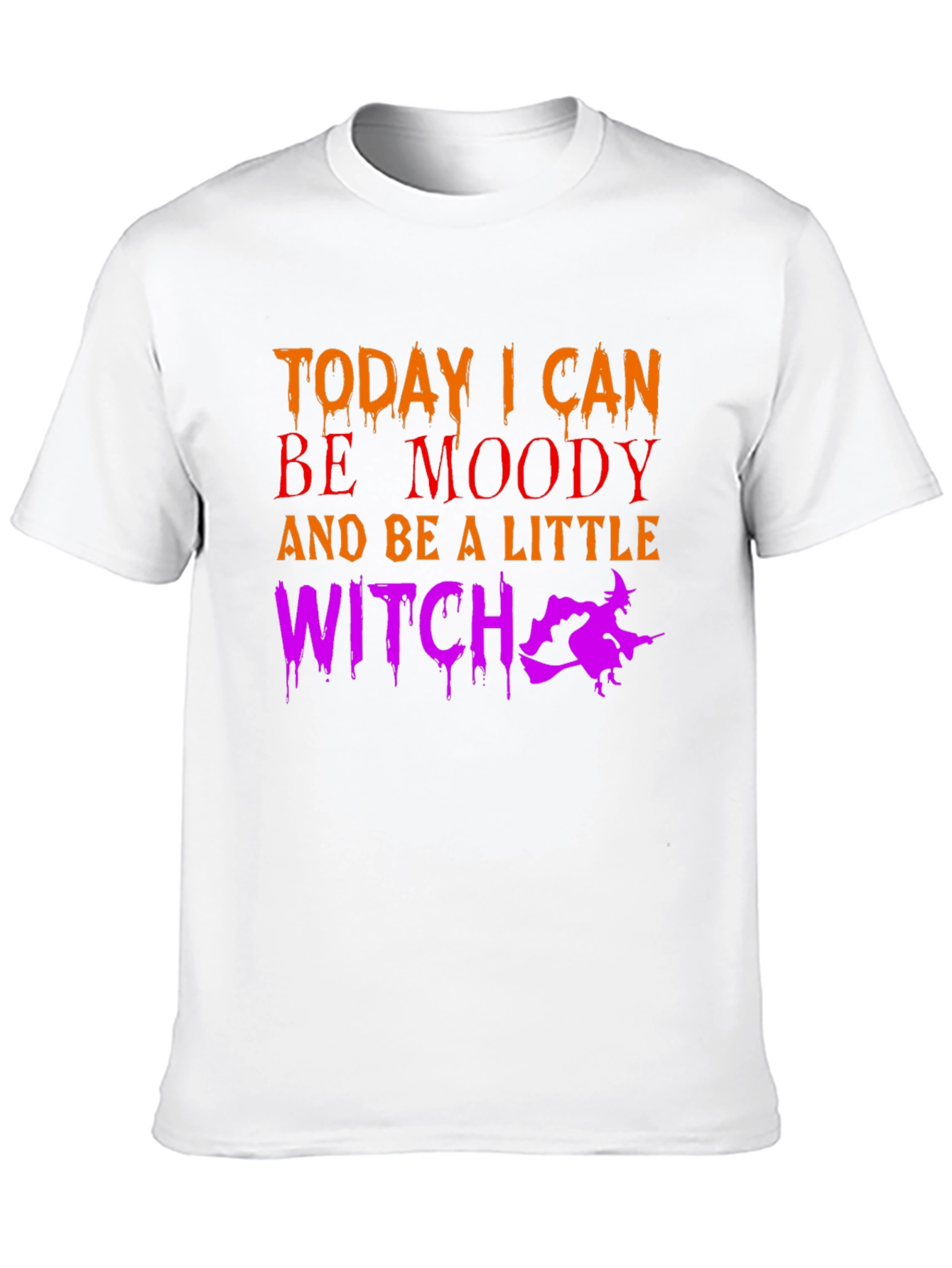 Black Moody Witch Halloween T-Shirt view 10