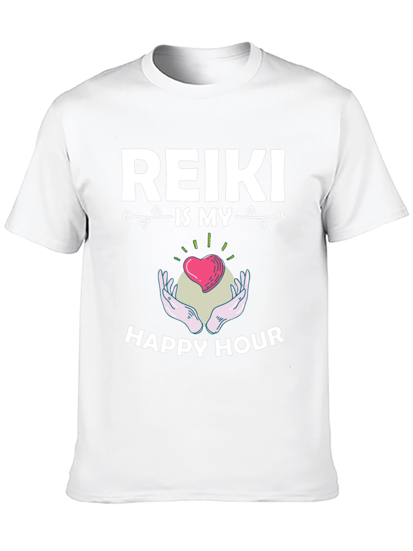 Black Reiki Is My Happy Hour T-Shirt view 10