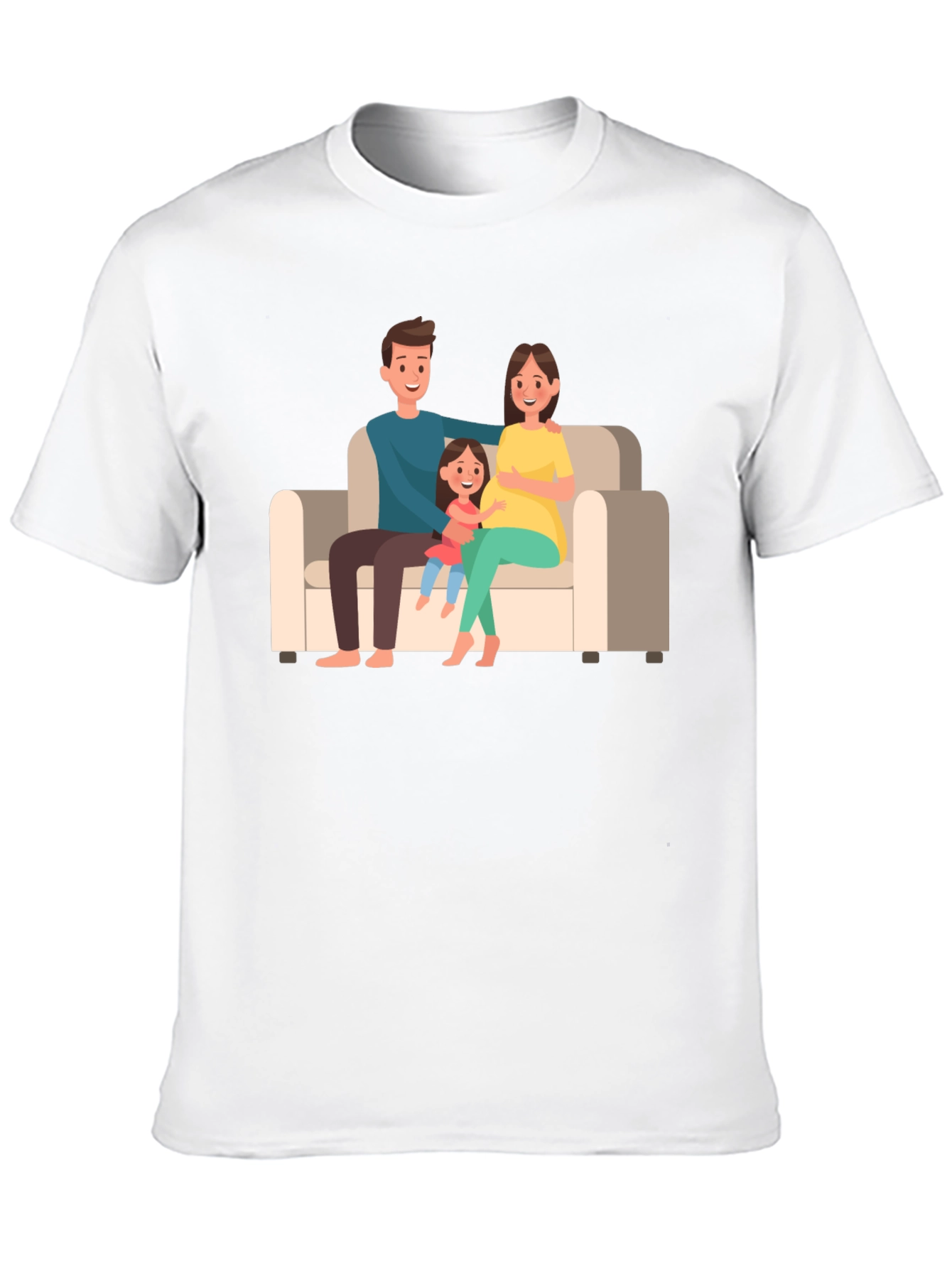 Black Family Portrait Graphic Tee - Black Cotton Comfort view 10