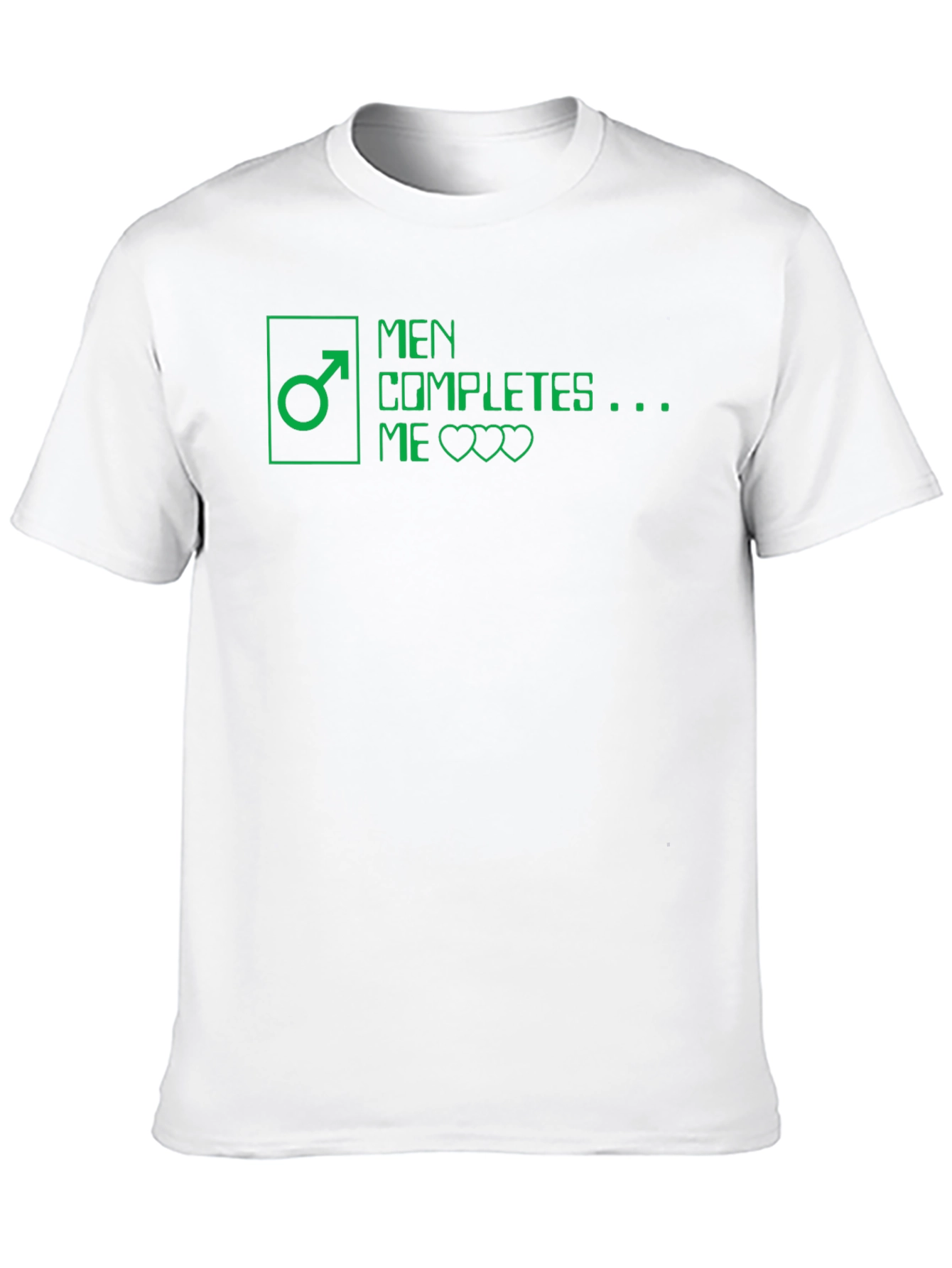 Black Men Completes Me Novelty Graphic T-Shirt view 10