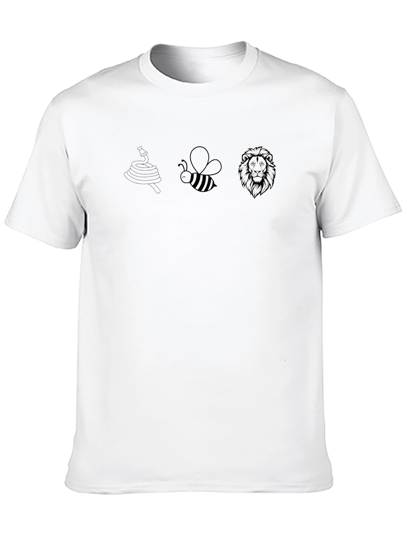 Black Symbol Graphic Black T-Shirt view 10