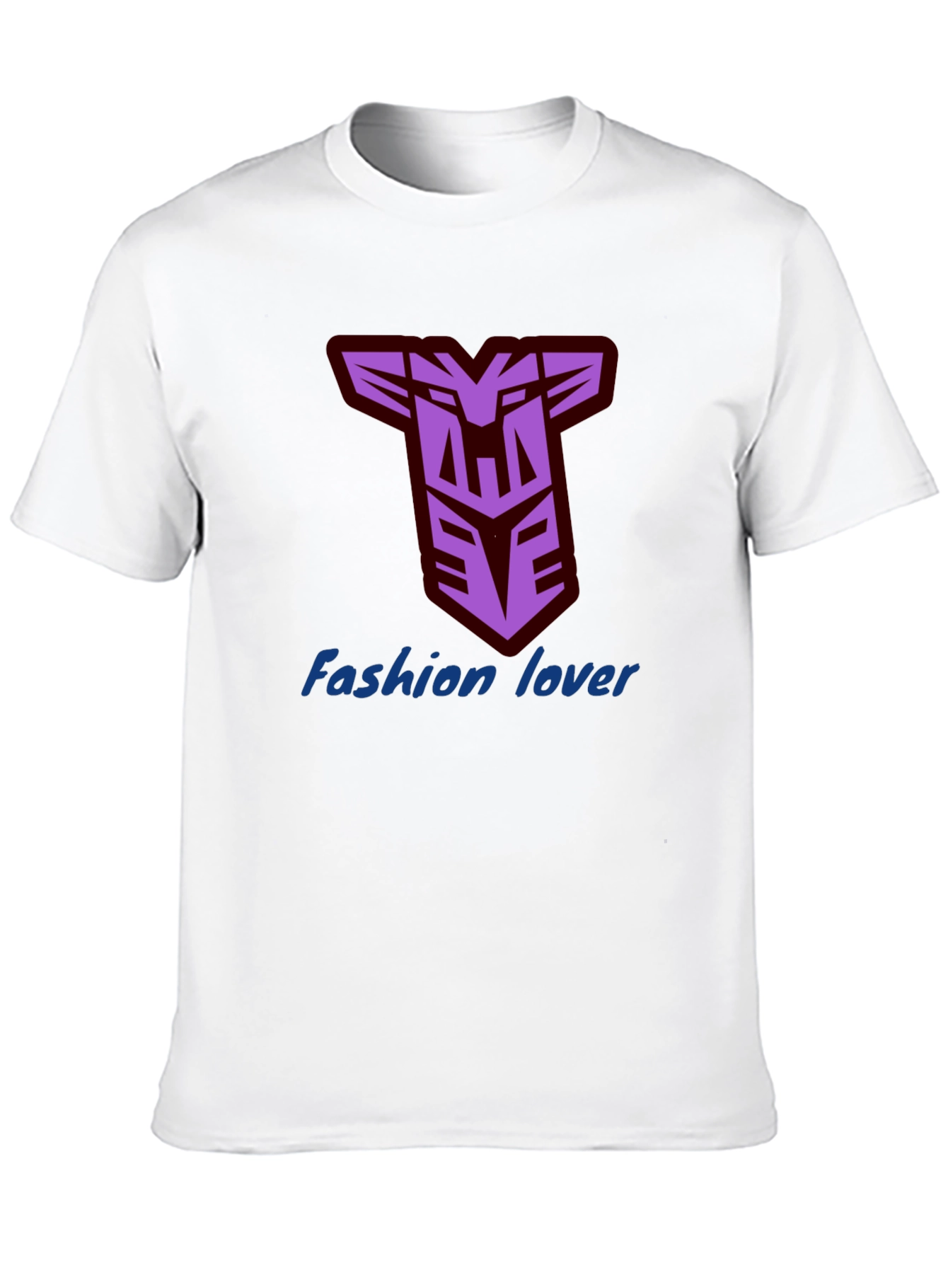 Black Men's Black T-Shirt with Decepticon Logo view 10