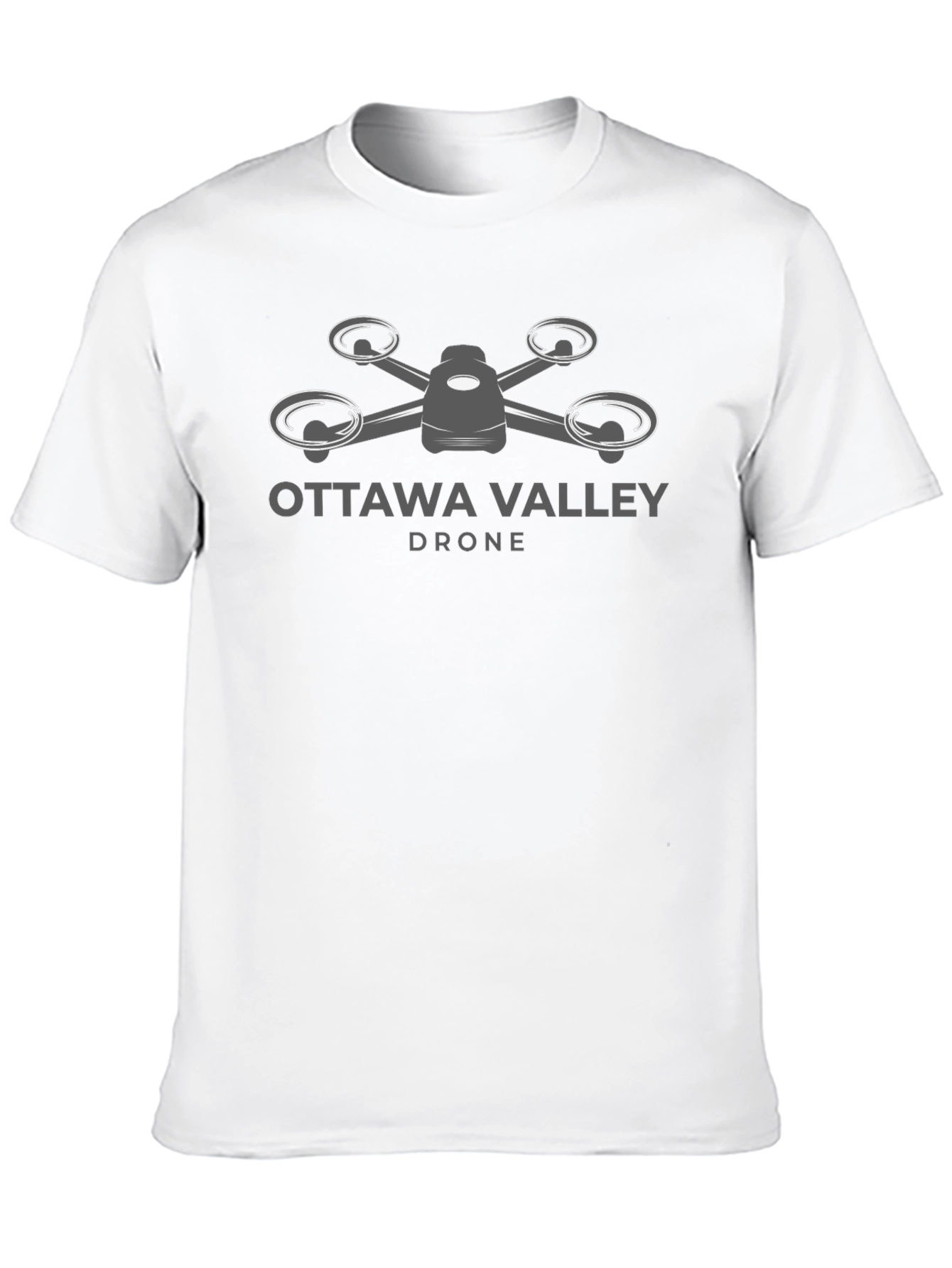 Black Ottawa Valley Drone Black T-Shirt view 10