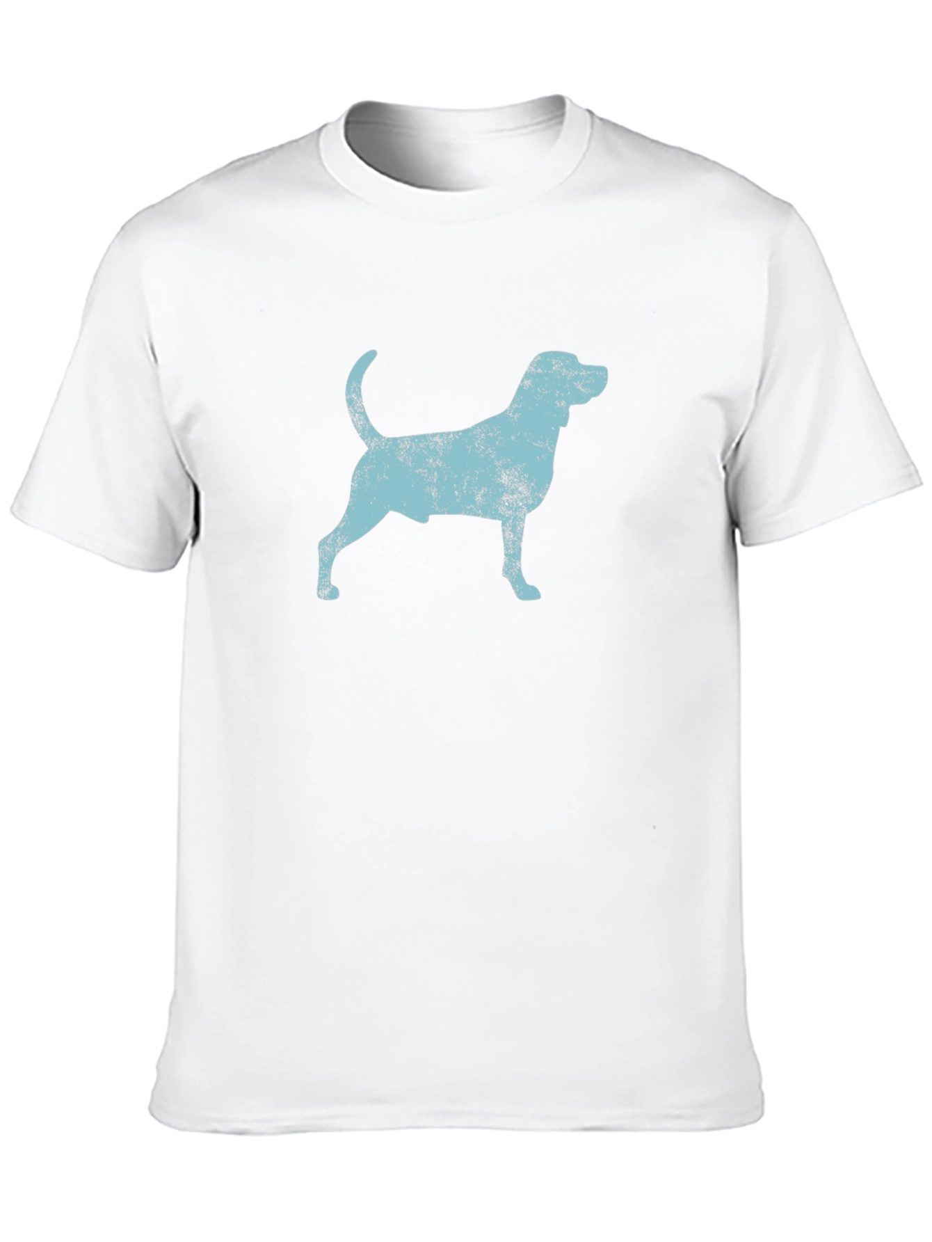 Black Distressed Dog Graphic Tee - Black view 10