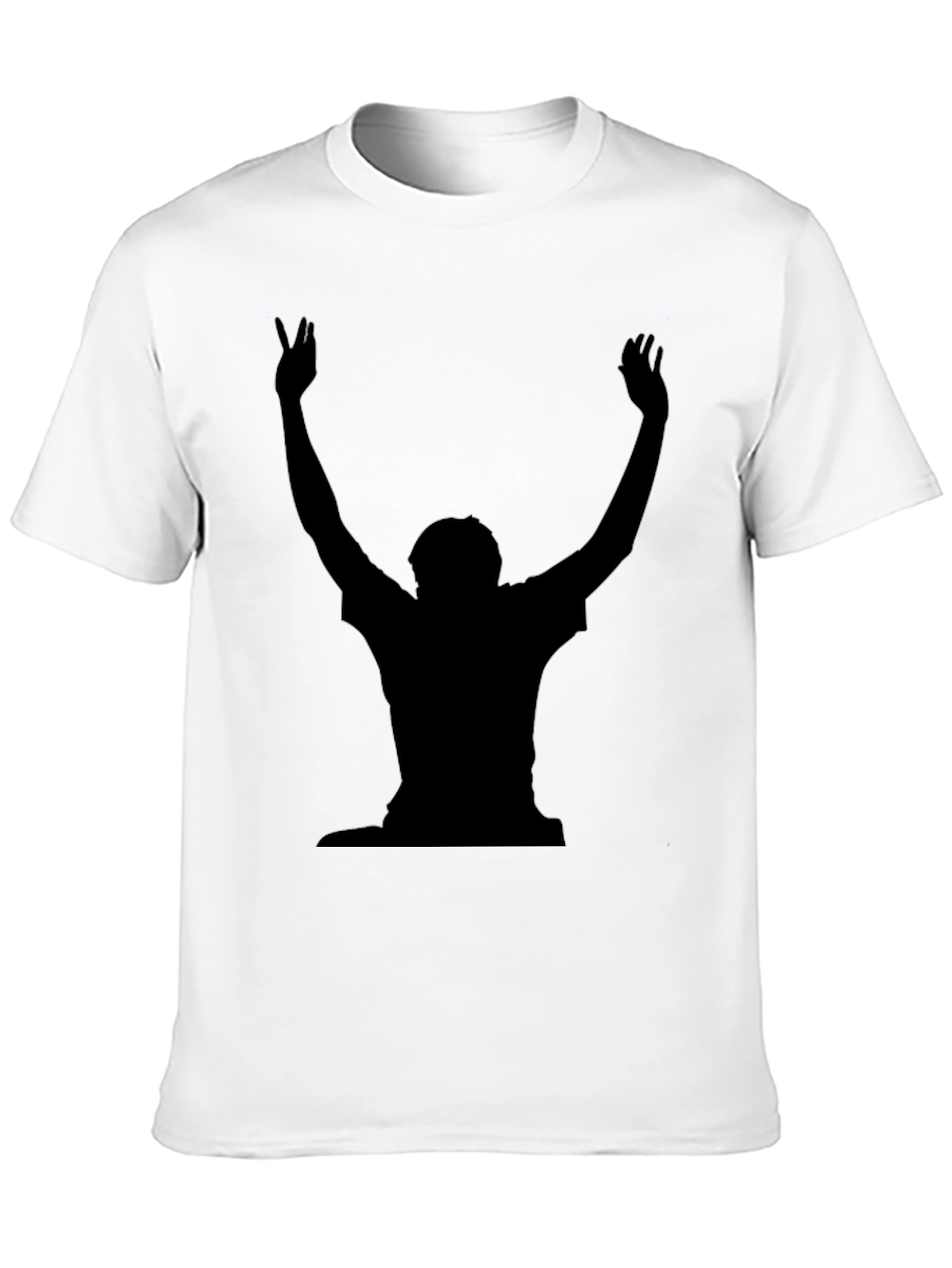 Black Silhouette Graphic T-Shirt - Black view 10