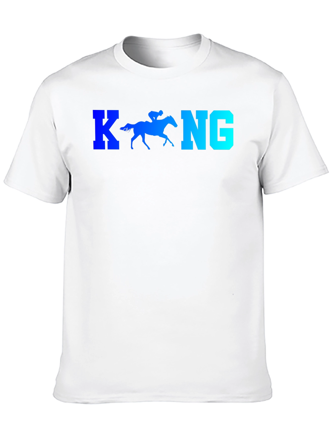 Black Horse Racing Tee - King Style Graphic T-Shirt view 10