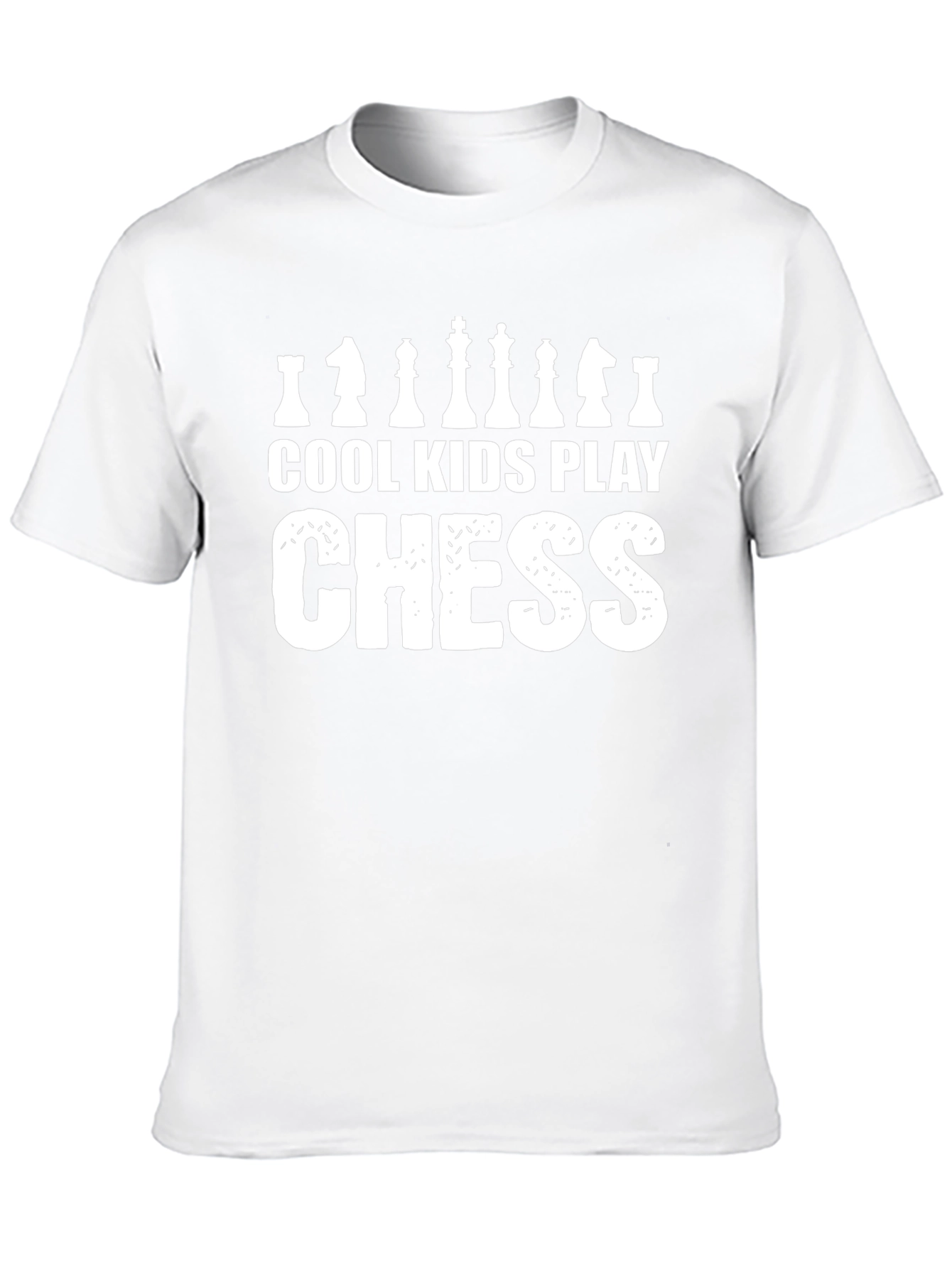 Black Cool Kids Play Chess Graphic Tee view 10