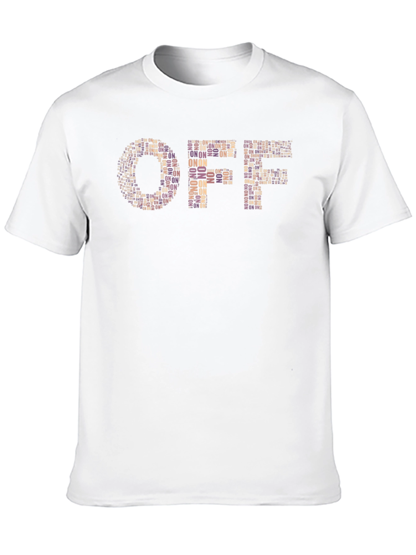 Black Off/On Word Graphic T-Shirt view 10