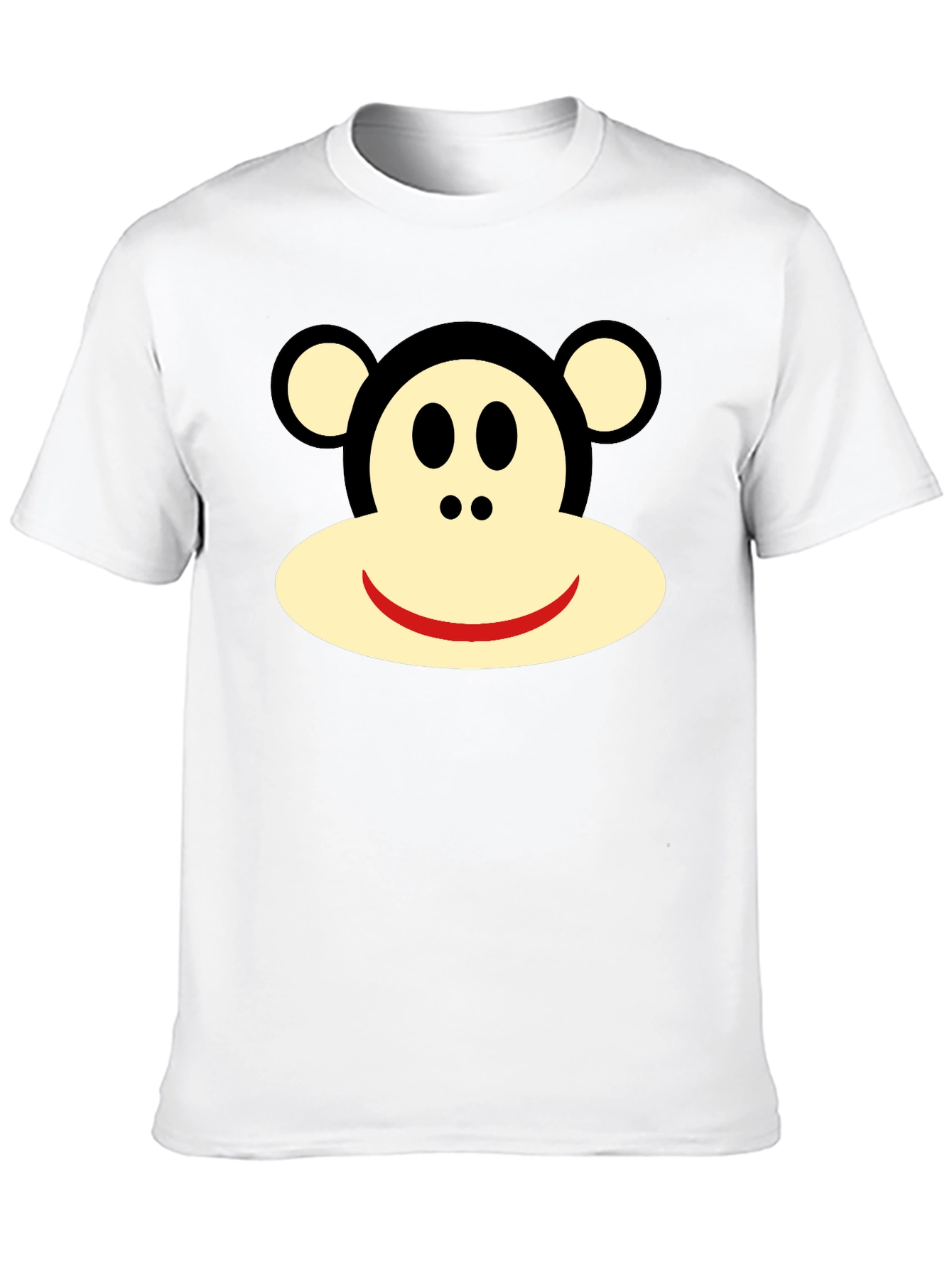Black Sock Monkey Black Tee - Classic Cartoon view 10