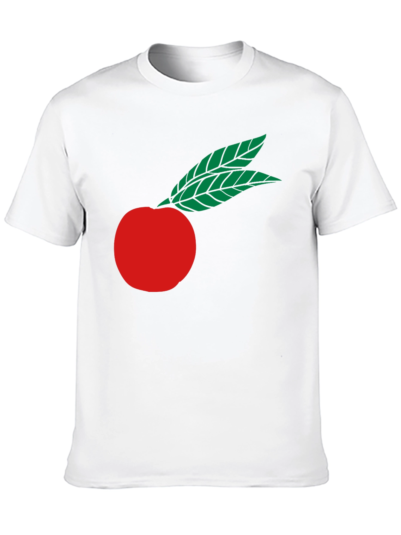 Black Red Fruit Graphic Black T-Shirt view 10