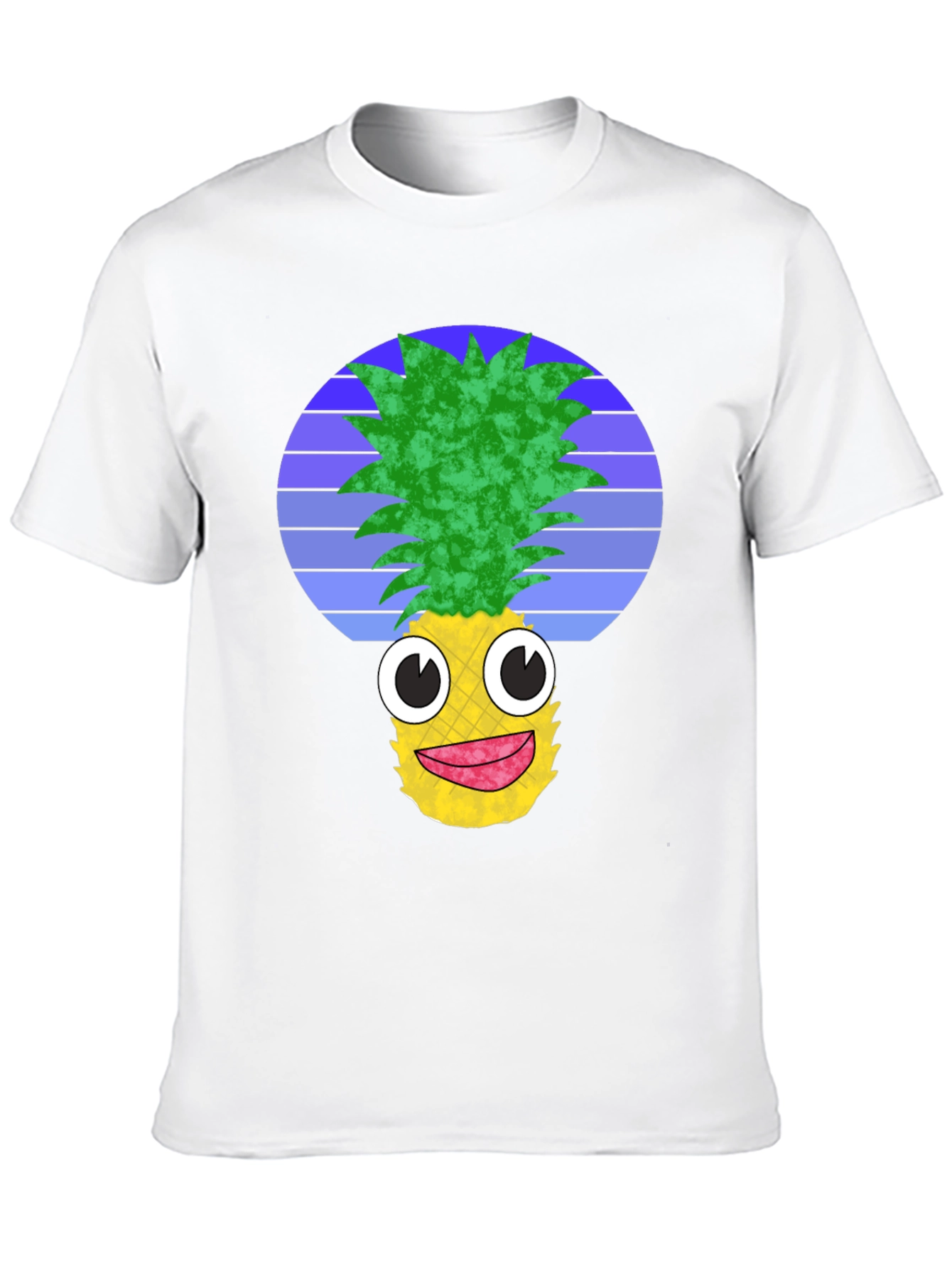 Black Funny Pineapple Graphic Tee - Black view 10