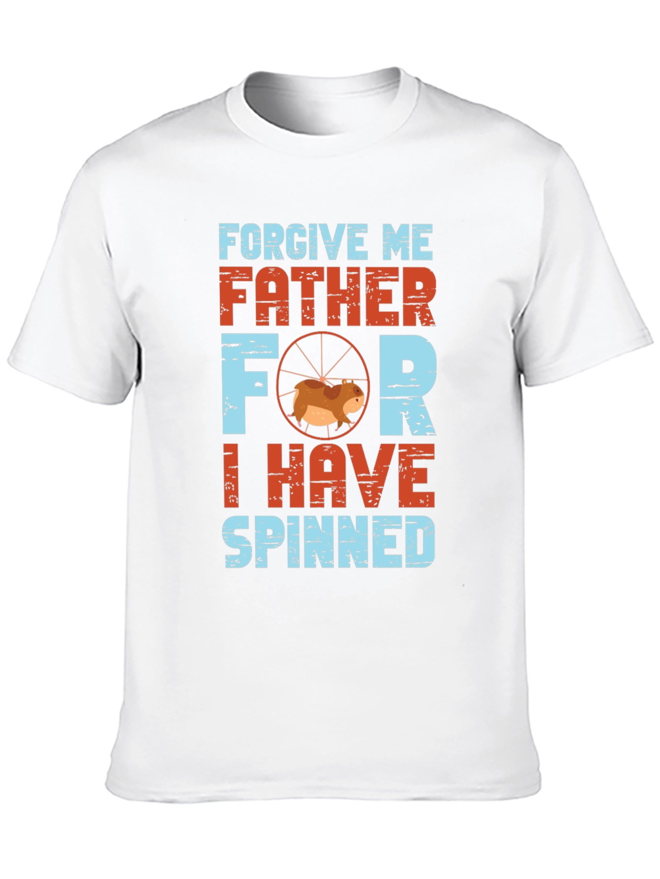 Black Forgive Me Father I Have Spinned T-Shirt view 10