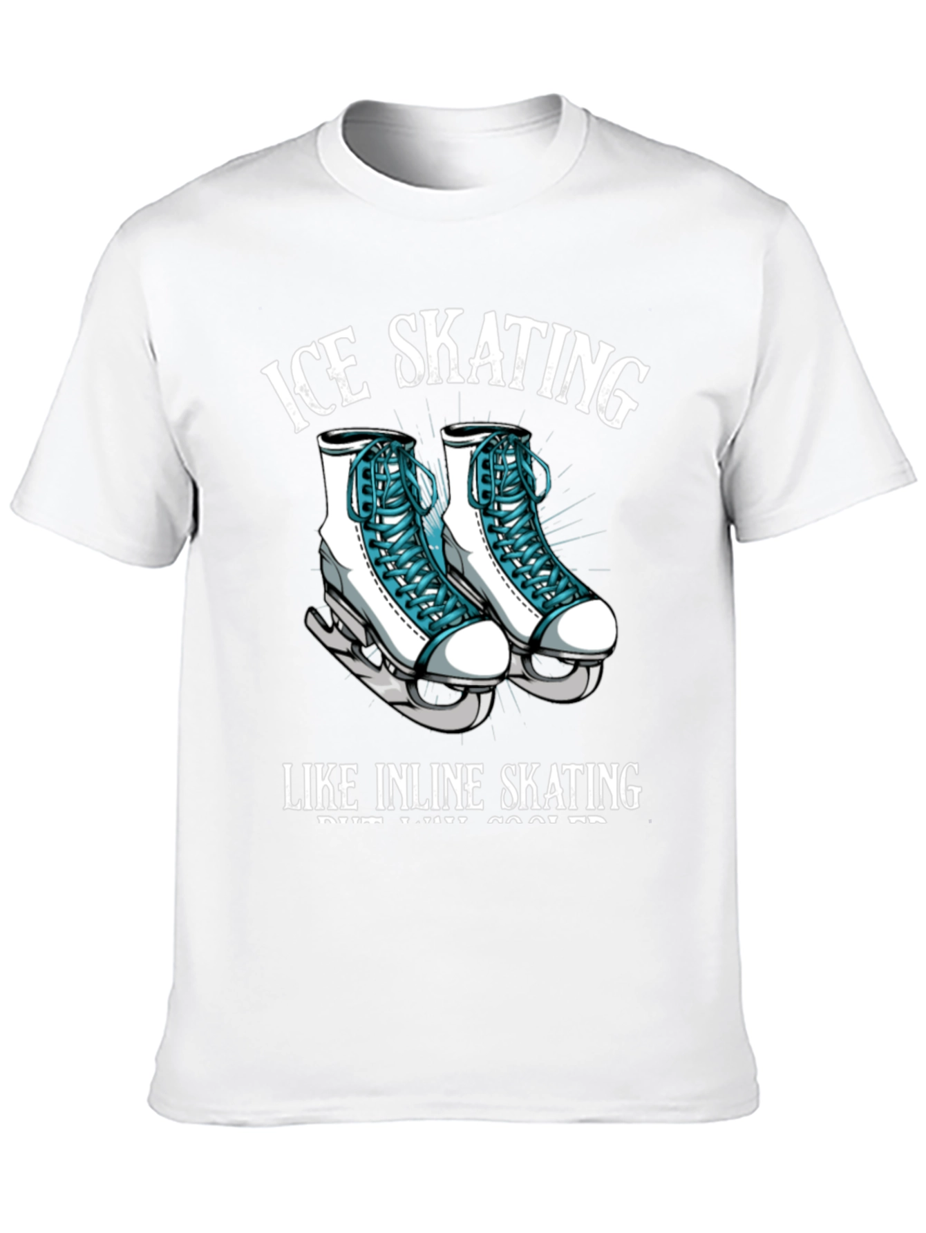 Ice Skating T-Shirt - Cool Skates Tee - 10