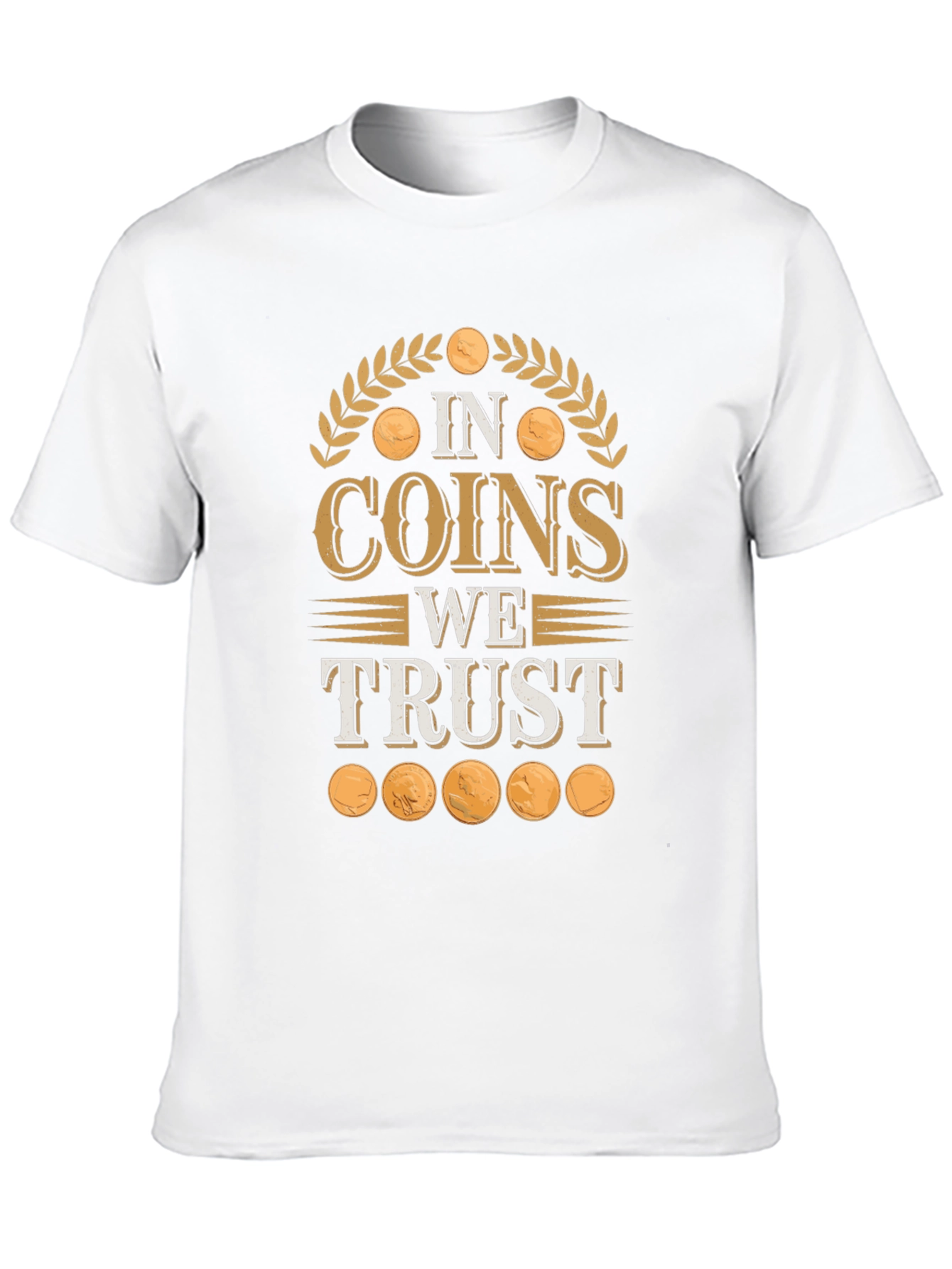 Black In Coins We Trust Novelty T-Shirt view 10