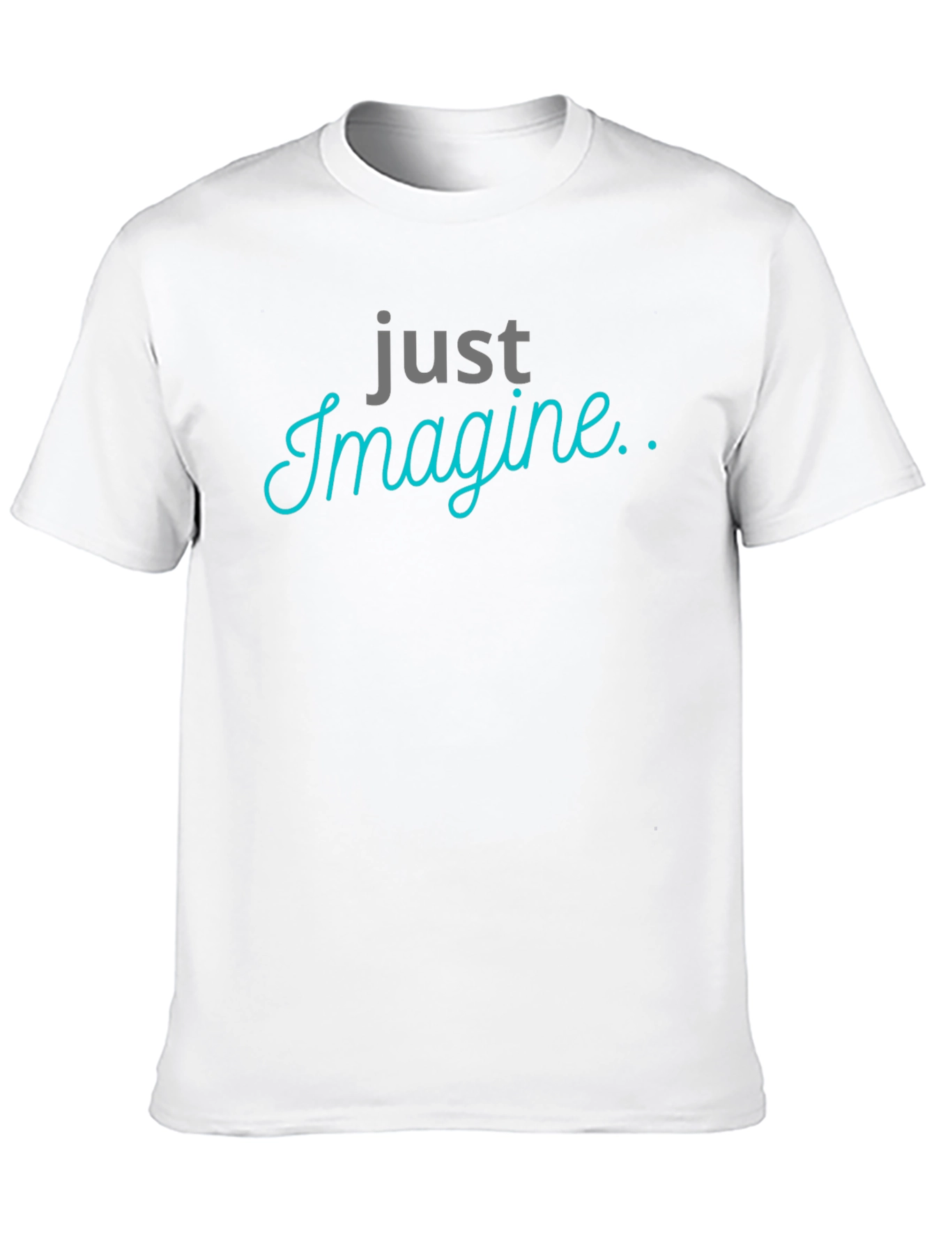 Black Just Imagine Graphic Tee - Soft Cotton Blend view 10