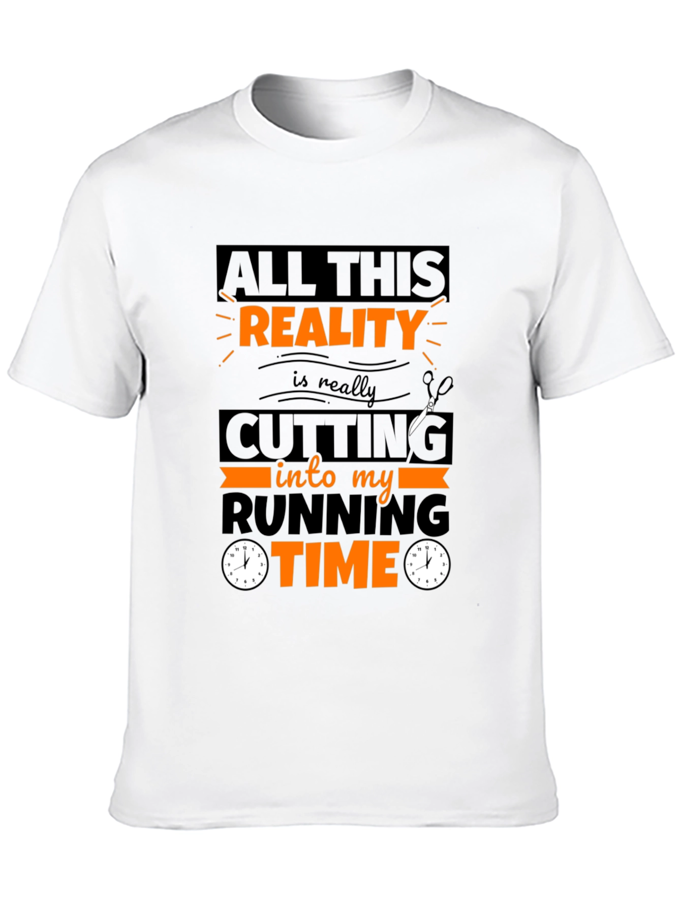 Black Reality Cutting Into My Running Time T-Shirt view 10