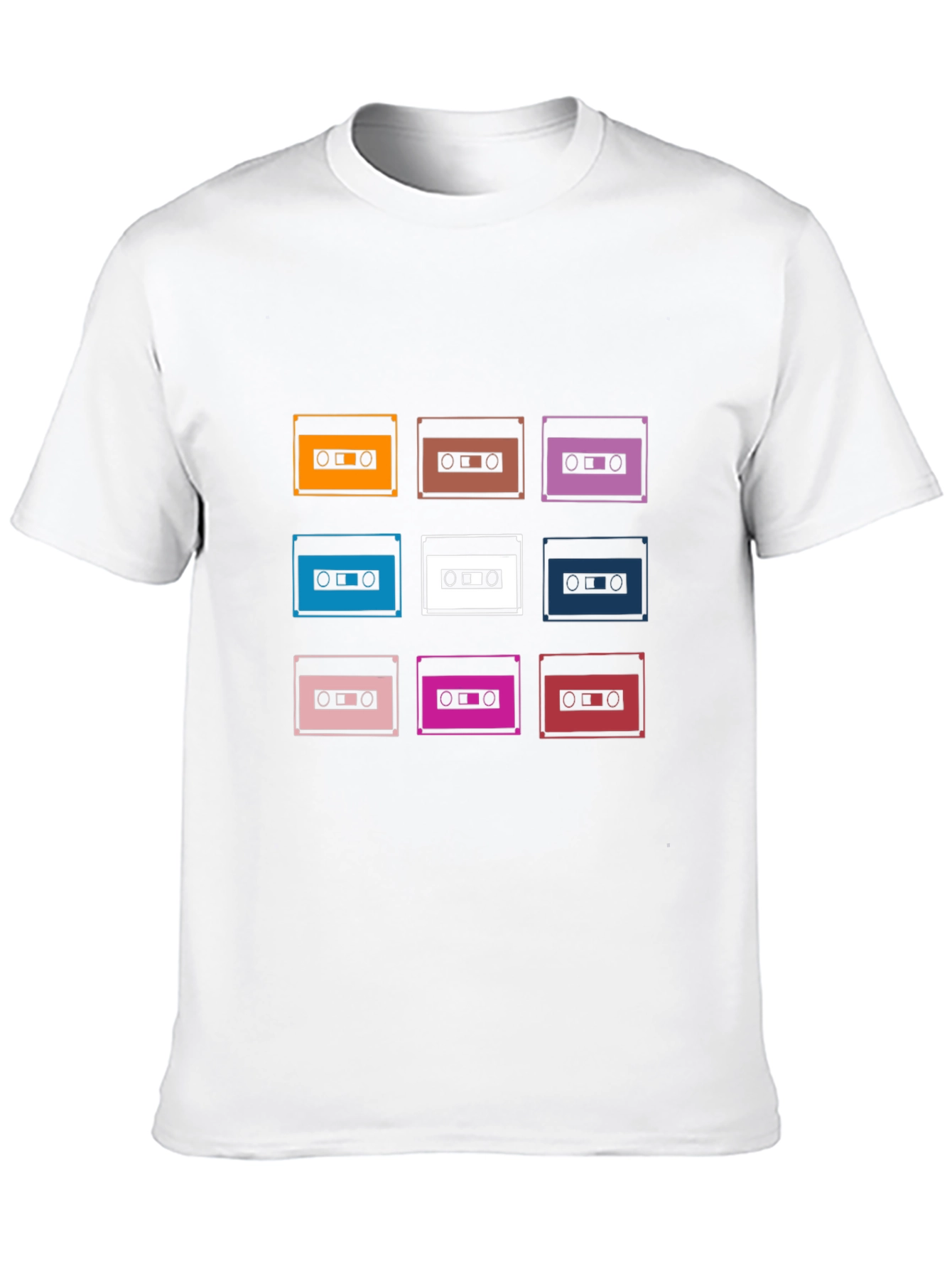 Black Retro Cassette Tape Graphic Tee - Black view 10