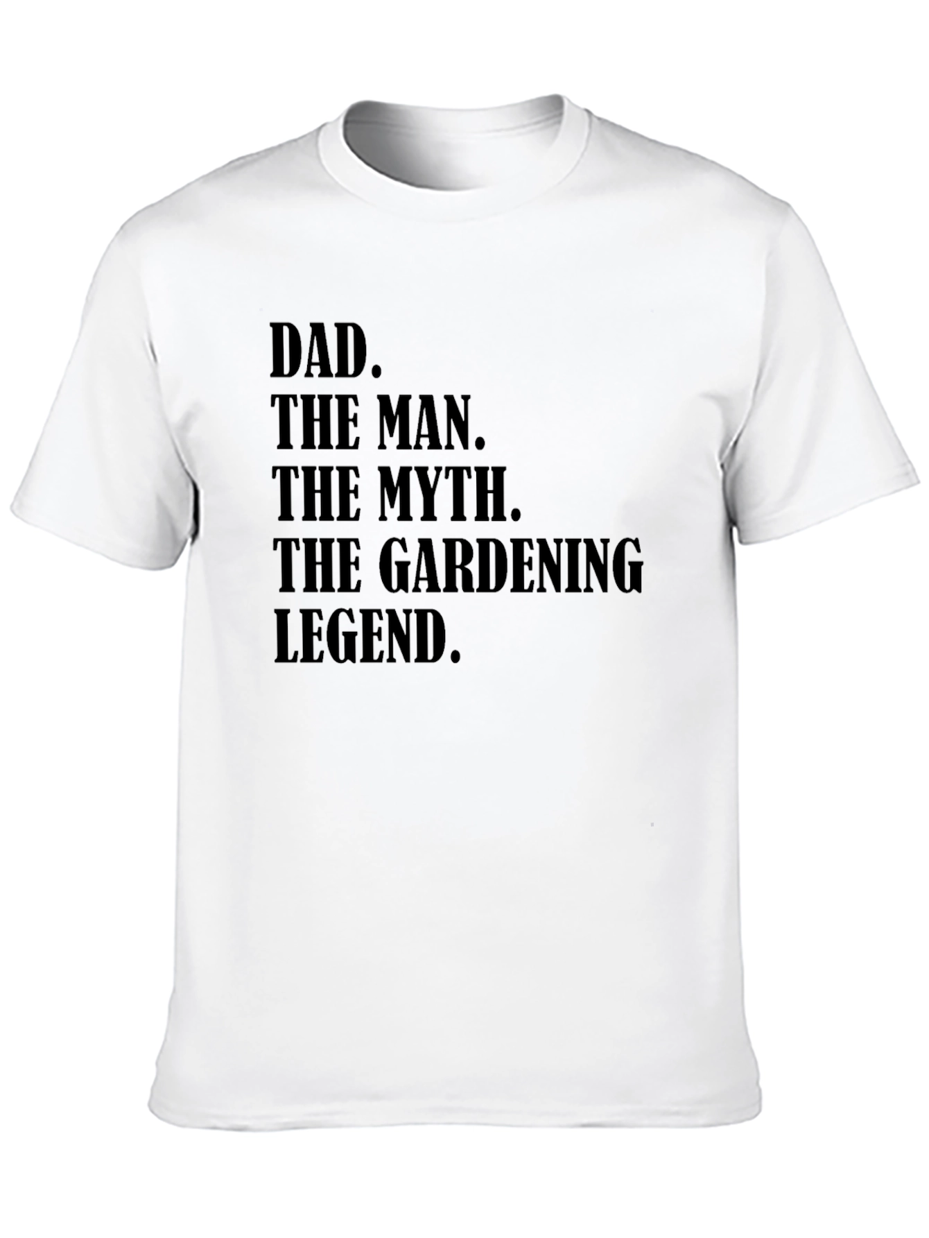 Black Dad Gardening Legend Black Graphic T-Shirt view 10