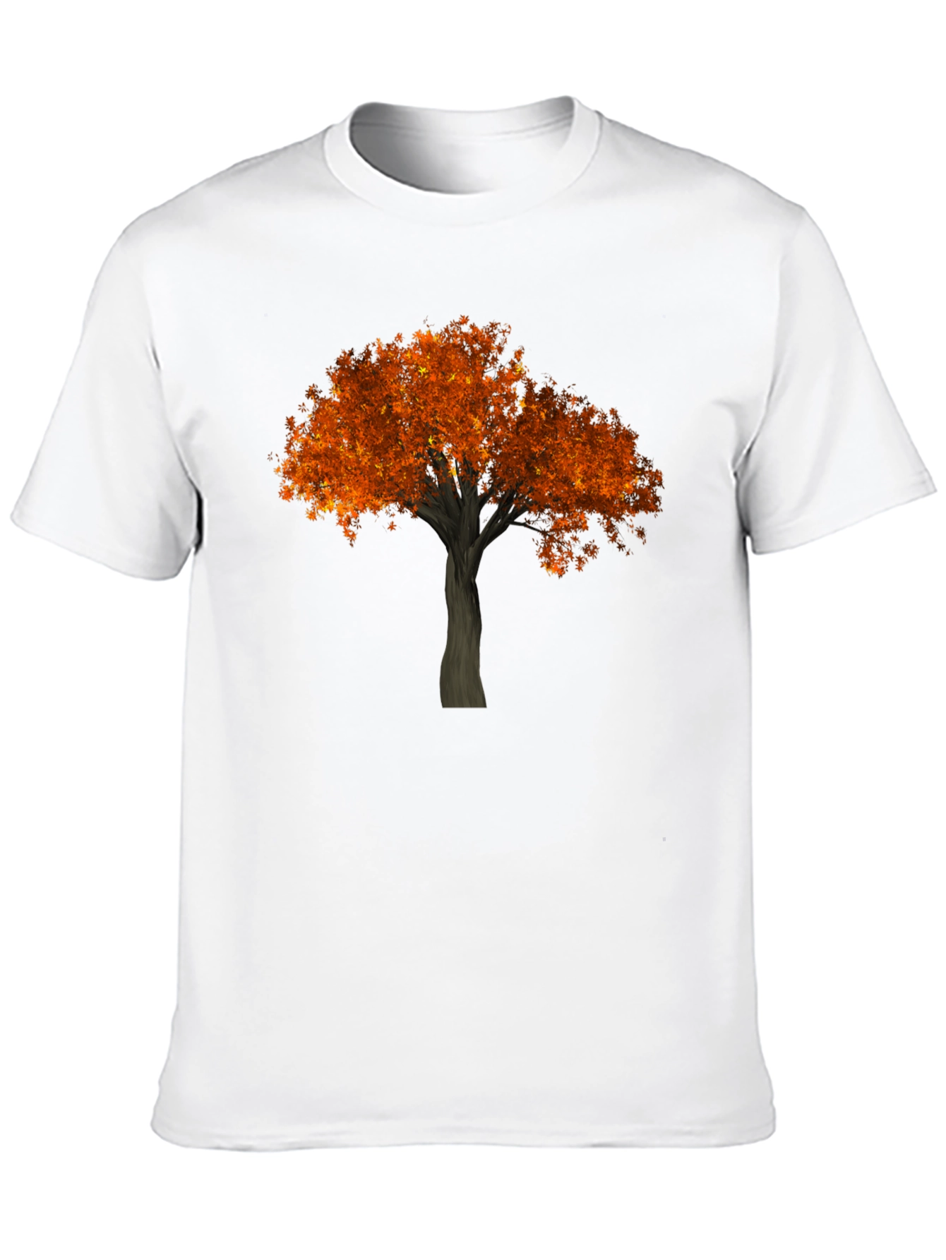 Black Autumn Tree Graphic Black T-Shirt view 10