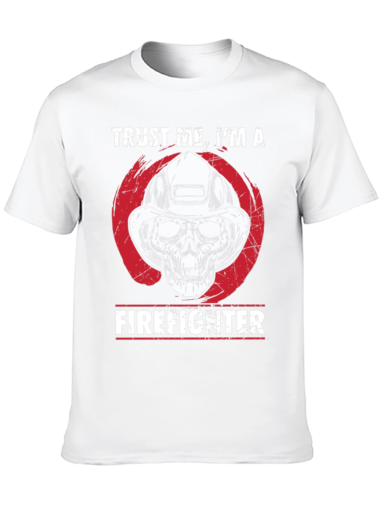 Black Trust Me, I'm A Firefighter T-Shirt view 10