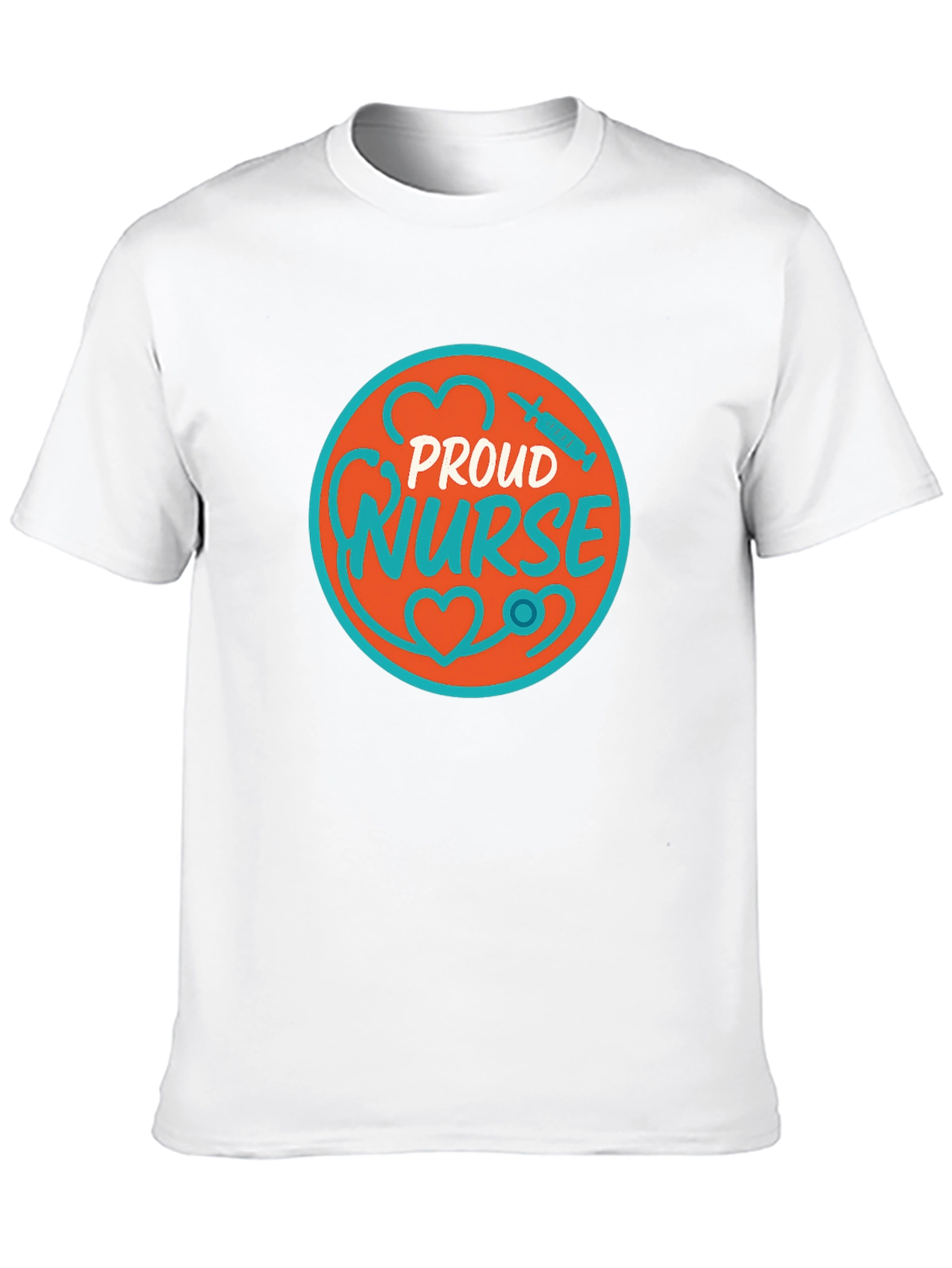 Black Proud Nurse Graphic T-Shirt - Medical Profession Apparel view 10