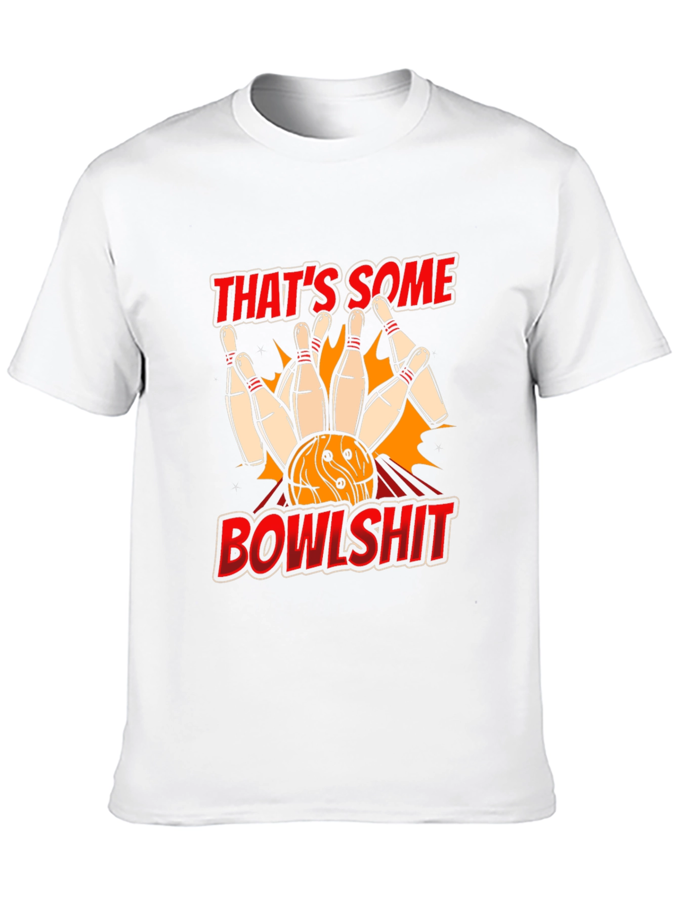 Black That's Some Bowlshit T-Shirt view 10
