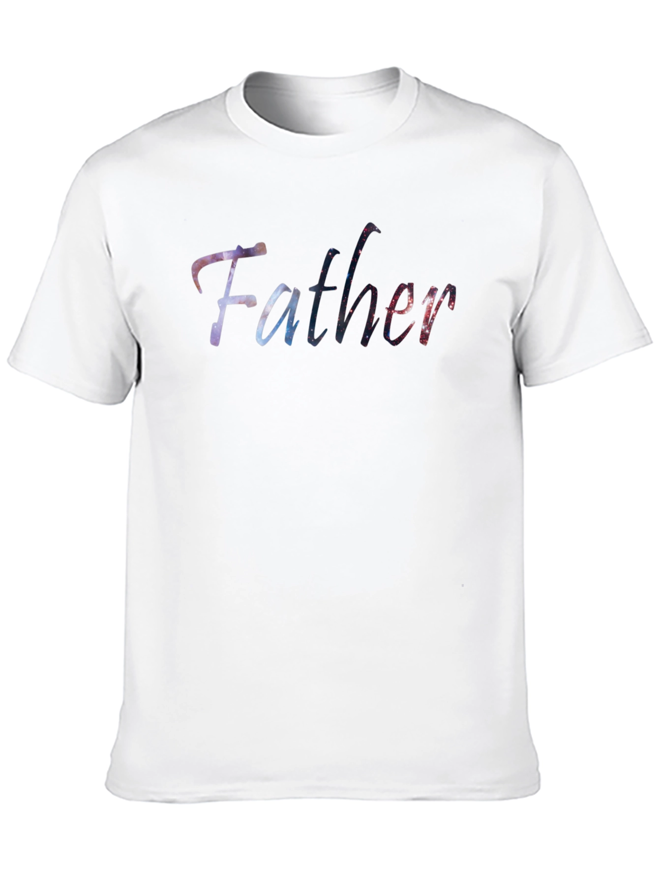 Black Galaxy Father Black T-Shirt view 10