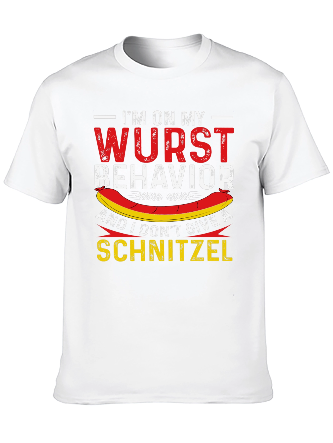 Black Wurst Behavior Funny German T-Shirt view 10