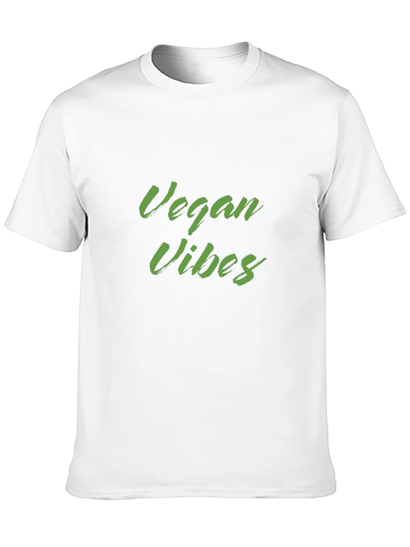 Black Vegan Vibes Black T-Shirt view 10