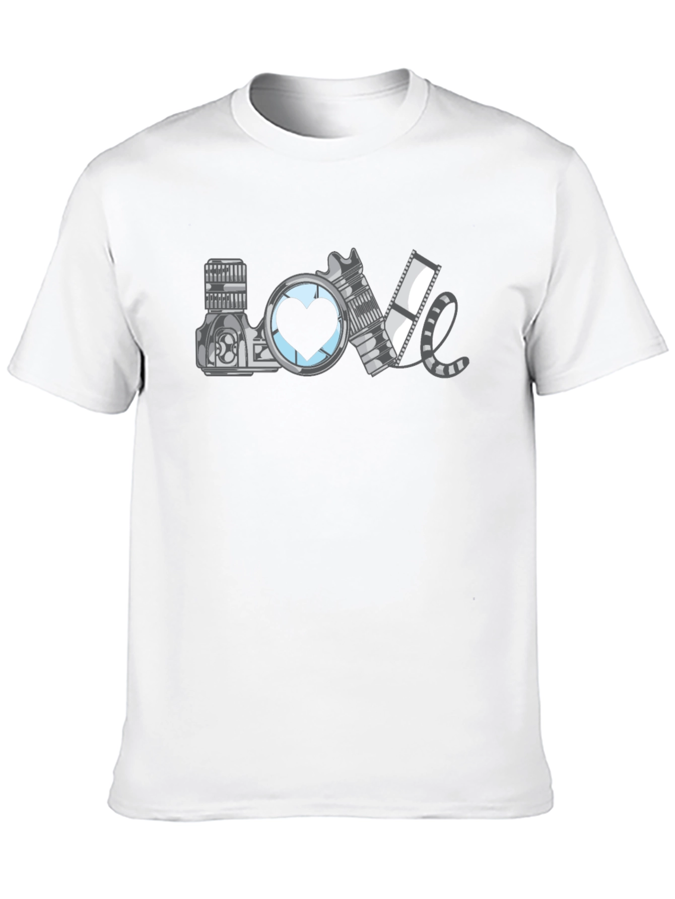 Black Photographer LOVE Graphic T-Shirt - Black view 10