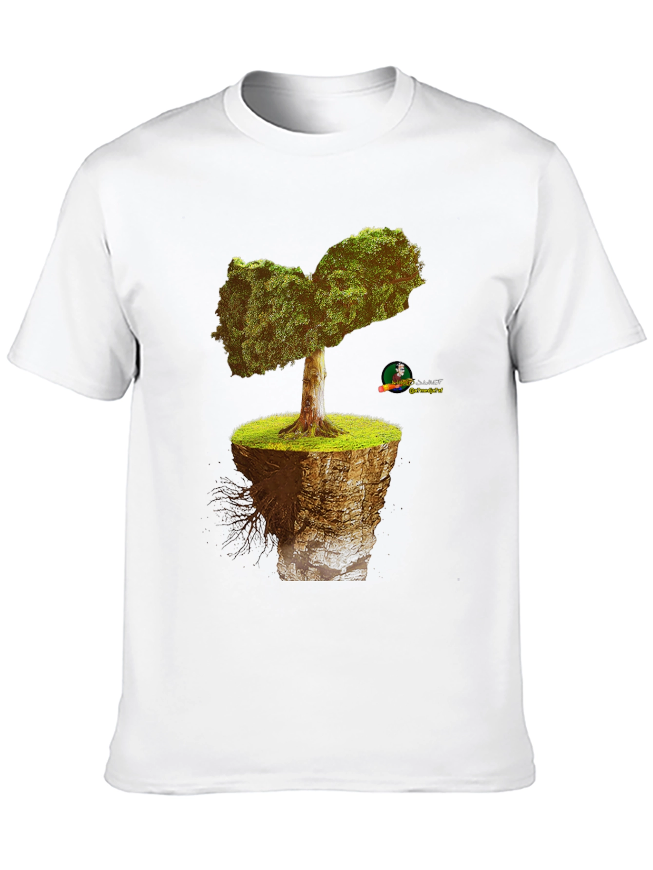 Black Unique Tree T-Shirt - Nature Design view 10