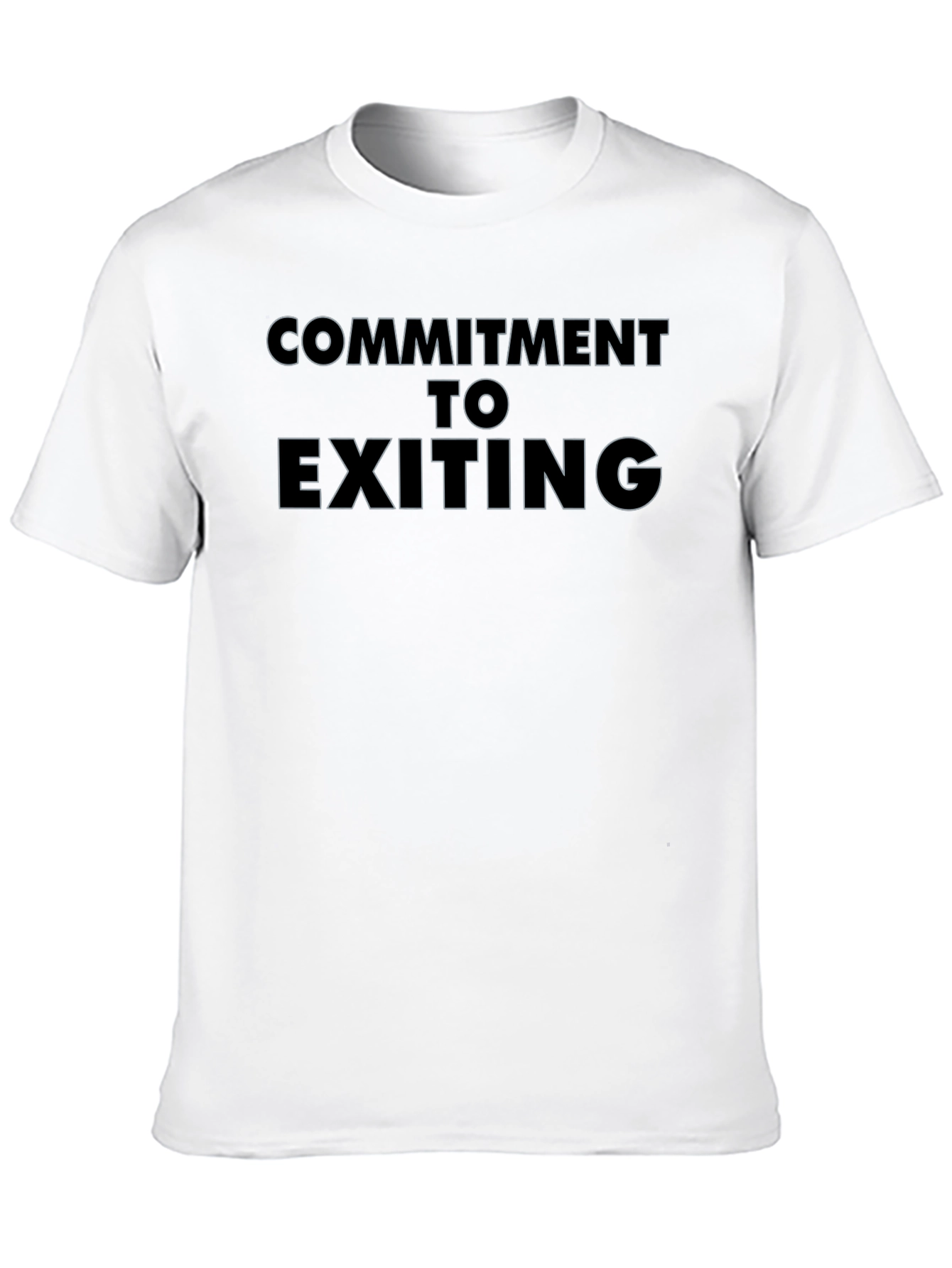 Black Commitment to Exiting Graphic T-Shirt view 10