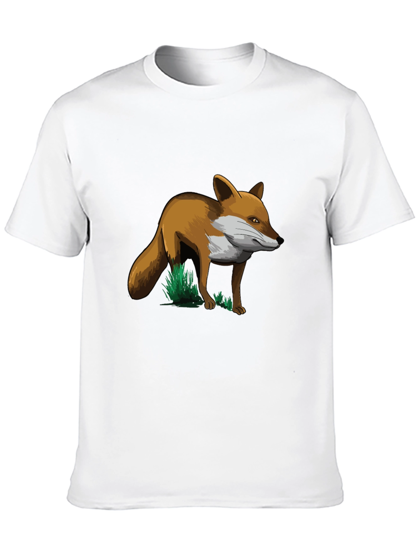 Black Fox Graphic T-Shirt - Black Cotton Tee view 10