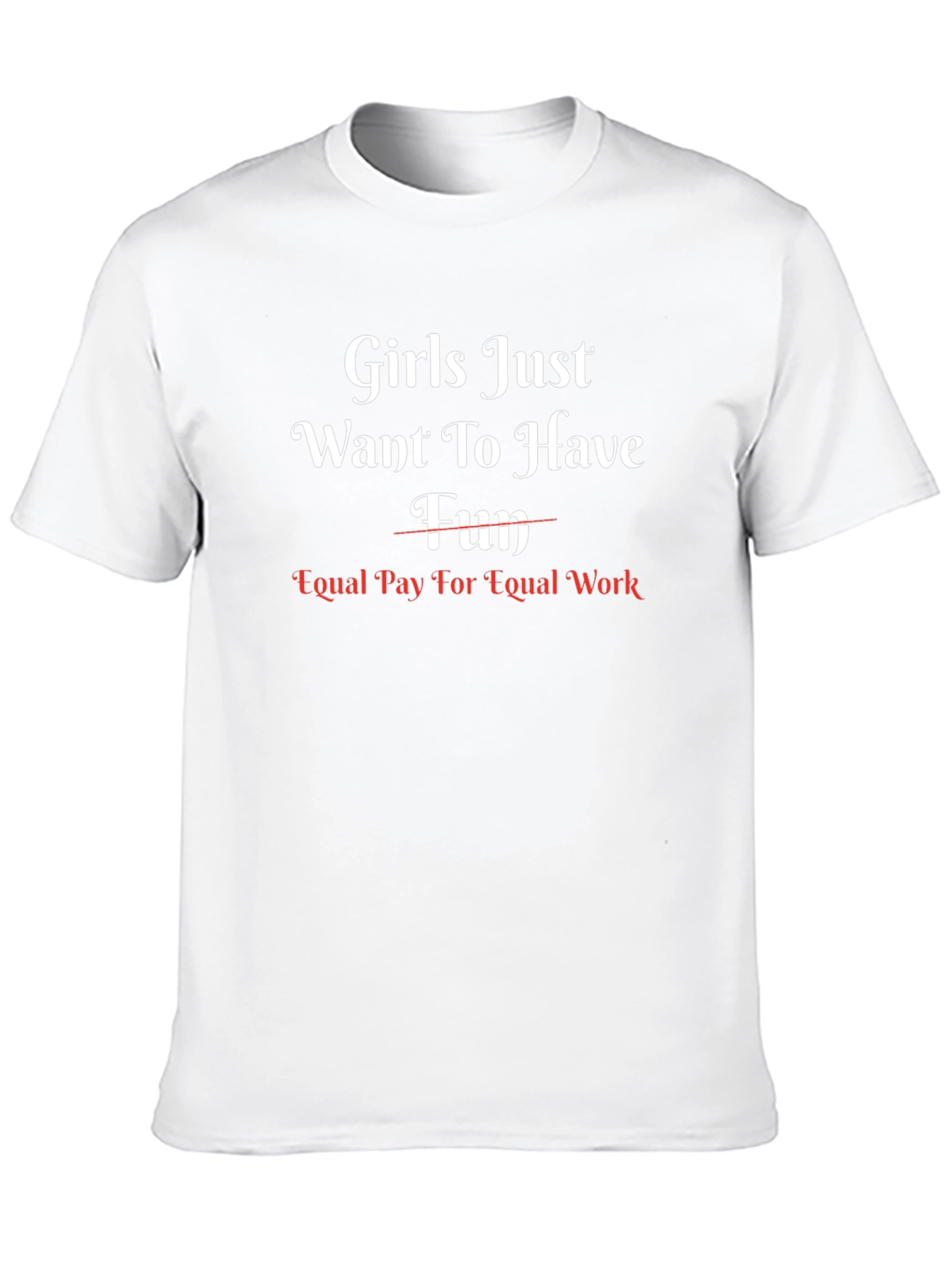 Black Feminist Statement T-Shirt Equal Pay For Equal Work view 10
