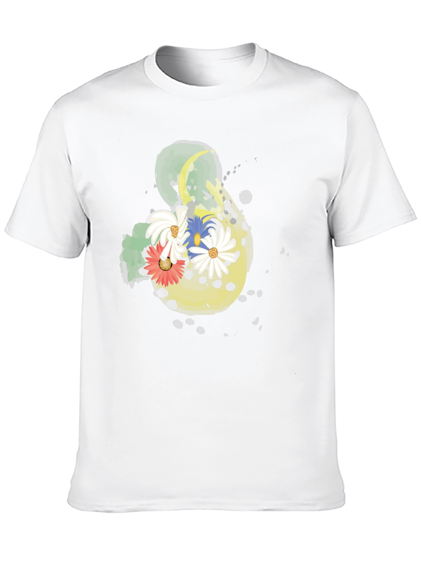 Black Floral Ampersand T-Shirt - Black Casual Tee view 10