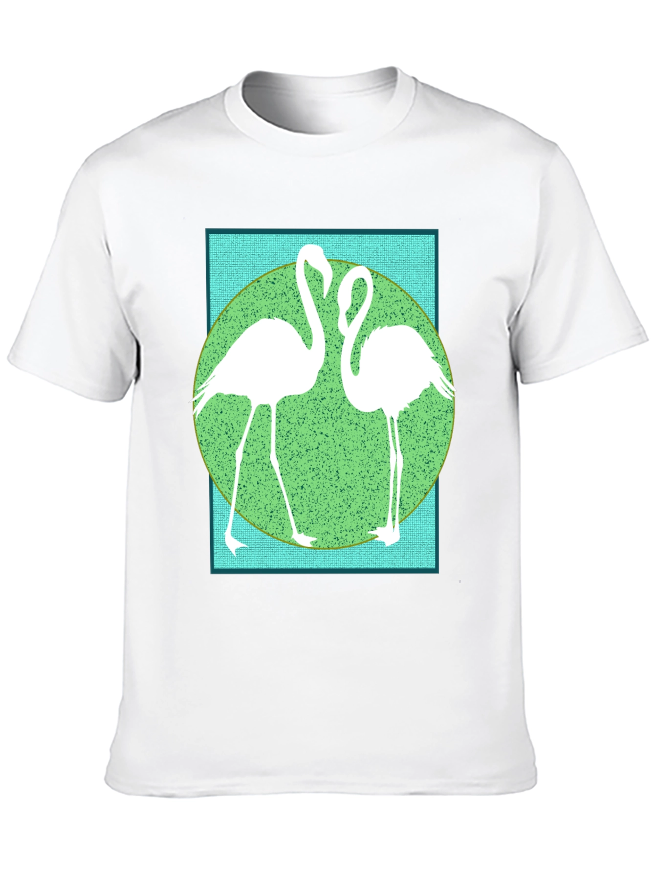Black Flamingo Graphic Tee - Cool Bird Design view 10