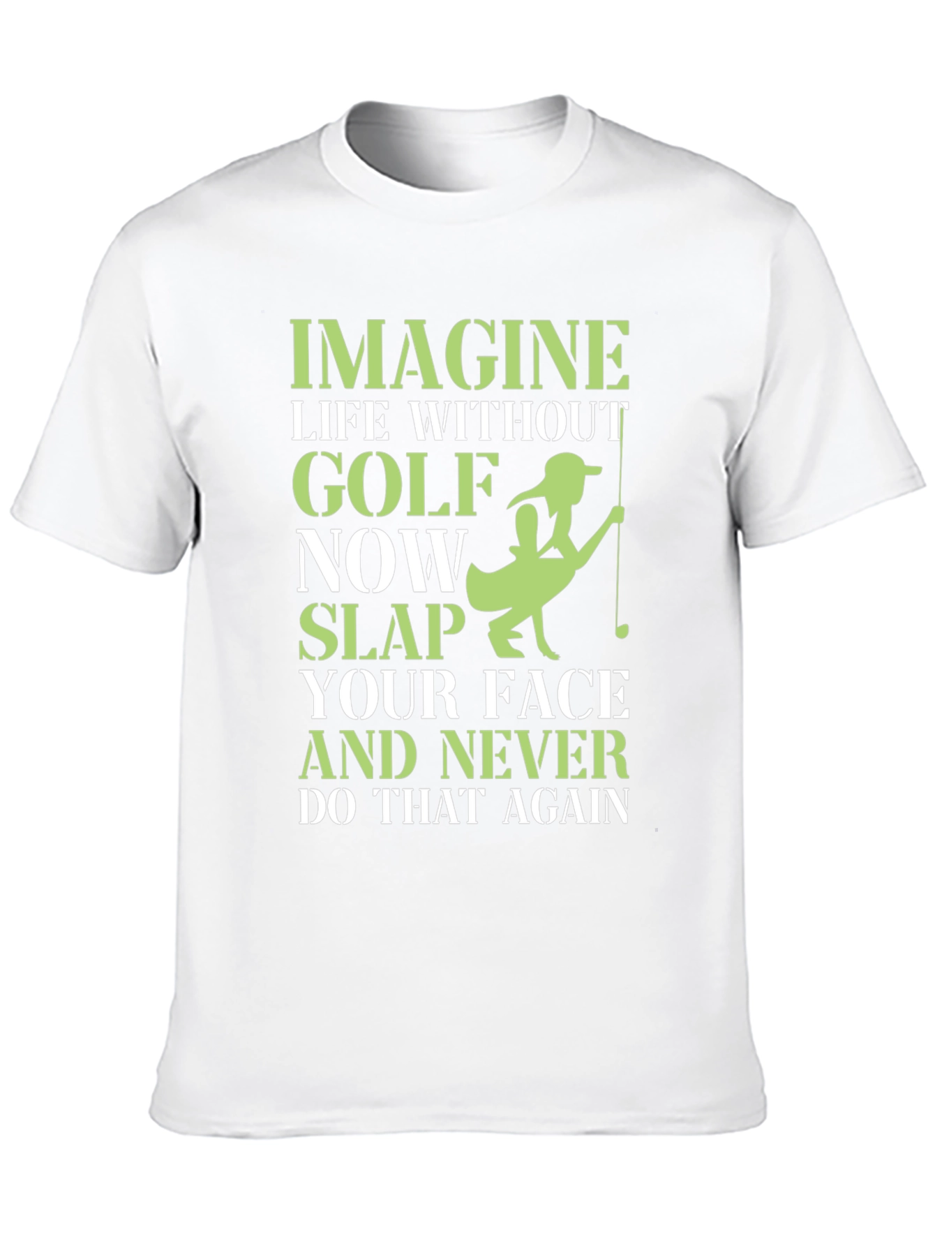 Black Funny Golf Lover T-Shirt view 10