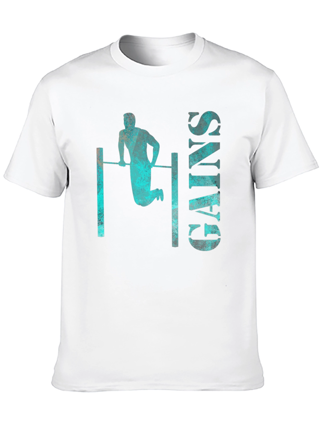 Black Gains Graphic Tee - Workout Fitness Shirt view 10